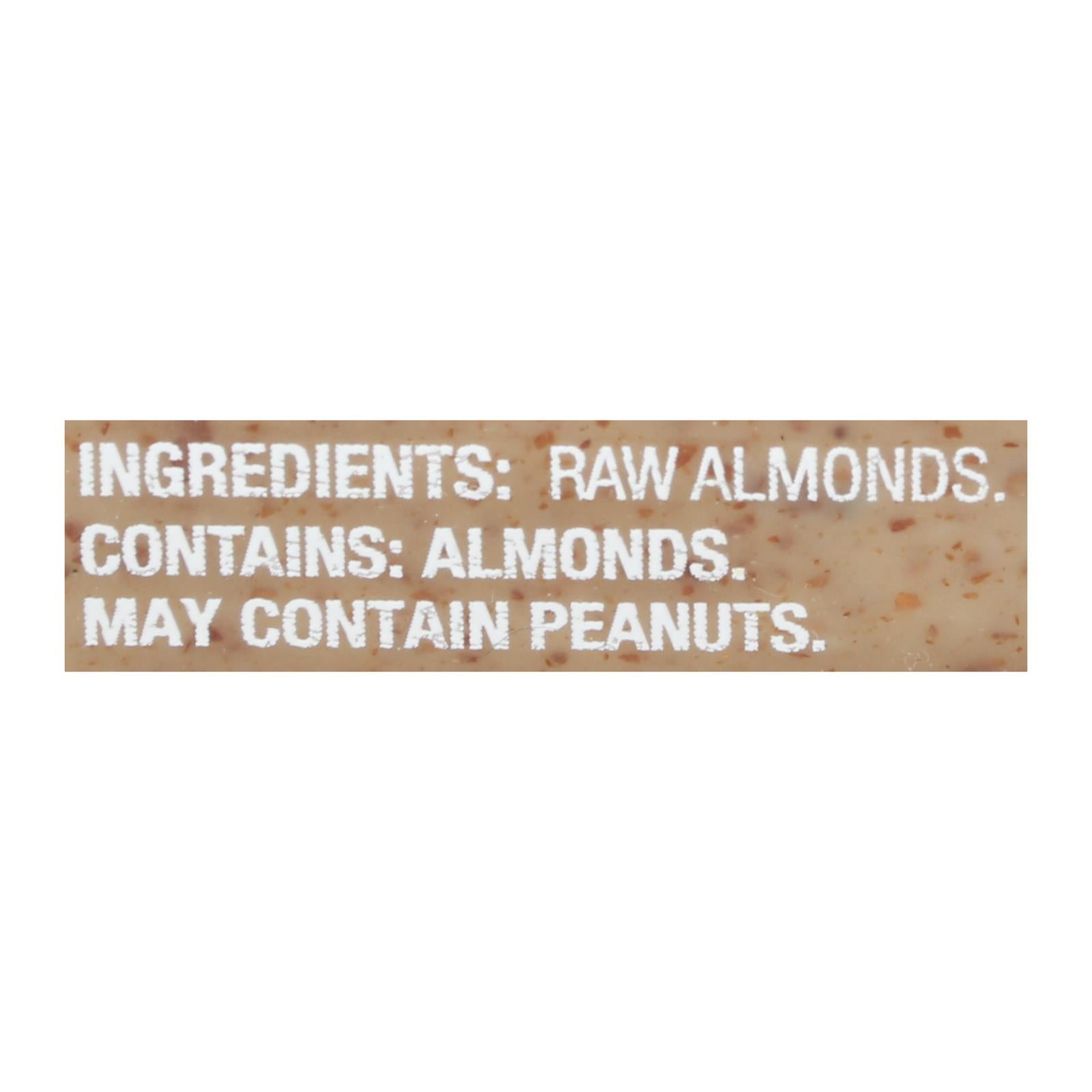 Maranatha Natural Foods Raw Almond Butter - Creamy with No Salt - Case of 6 - 16 oz