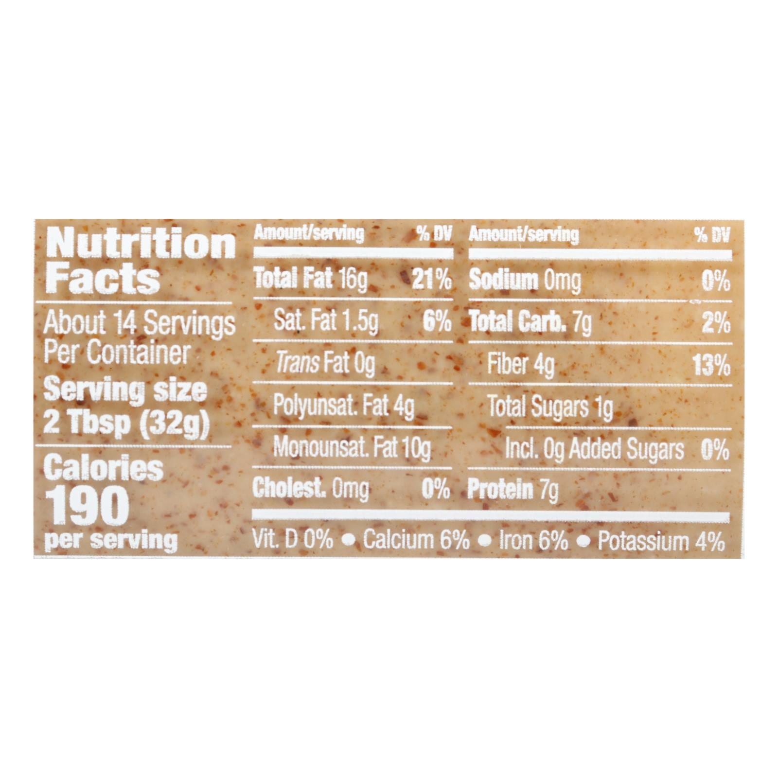 Maranatha Natural Foods Raw Almond Butter - Creamy with No Salt - Case of 6 - 16 oz