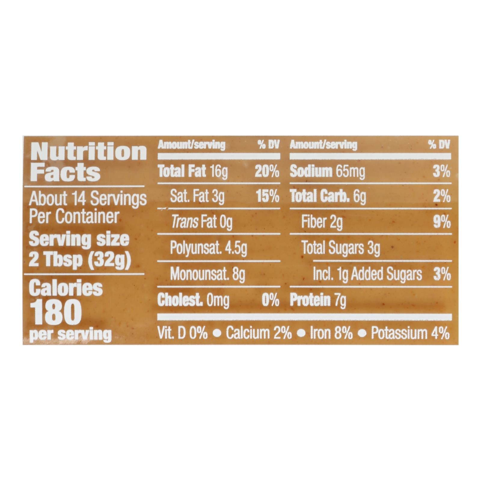 Maranatha Creamy No-Stir Peanut Butter With Salt  - Case of 6 - 16 OZ