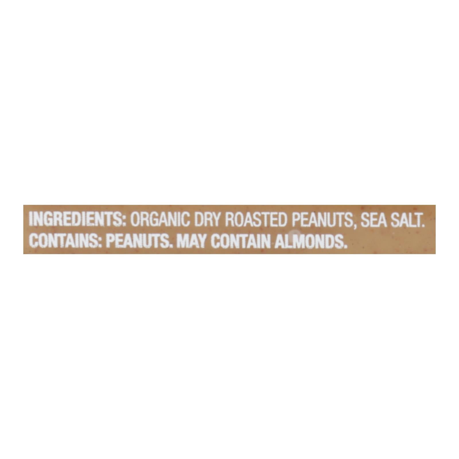 Maranatha Natural Foods Organic Peanut Butter - Creamy Sea Salt - Case of 6 - 16 oz