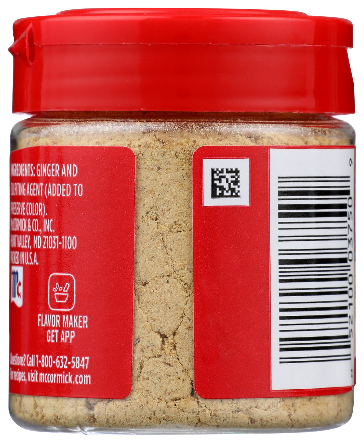 MC CORMICK SPICE GINGER GROUND - Case of 6