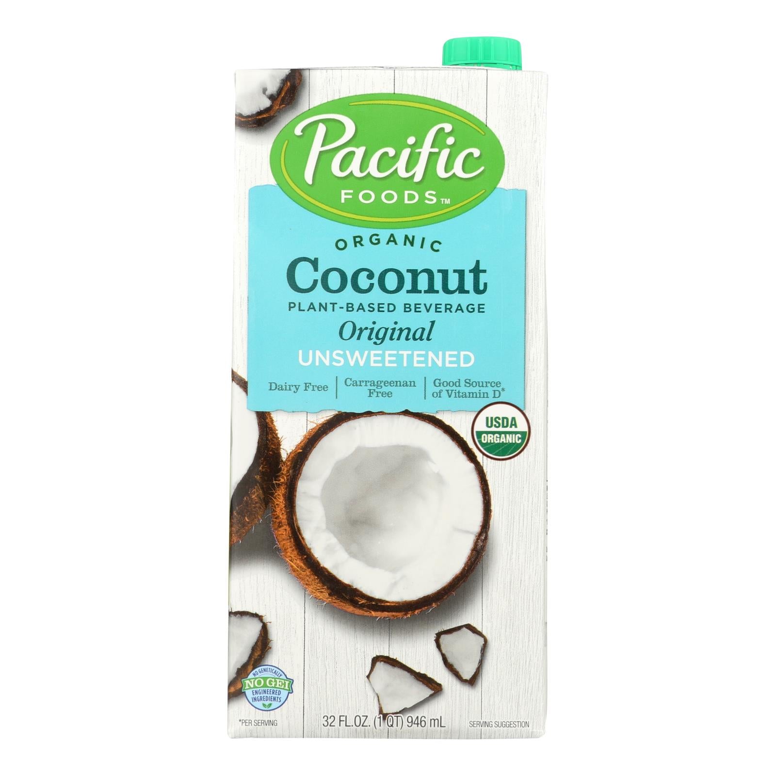 Pacific Natural Foods Coconut Original - Unsweetened - 32 Fl oz.