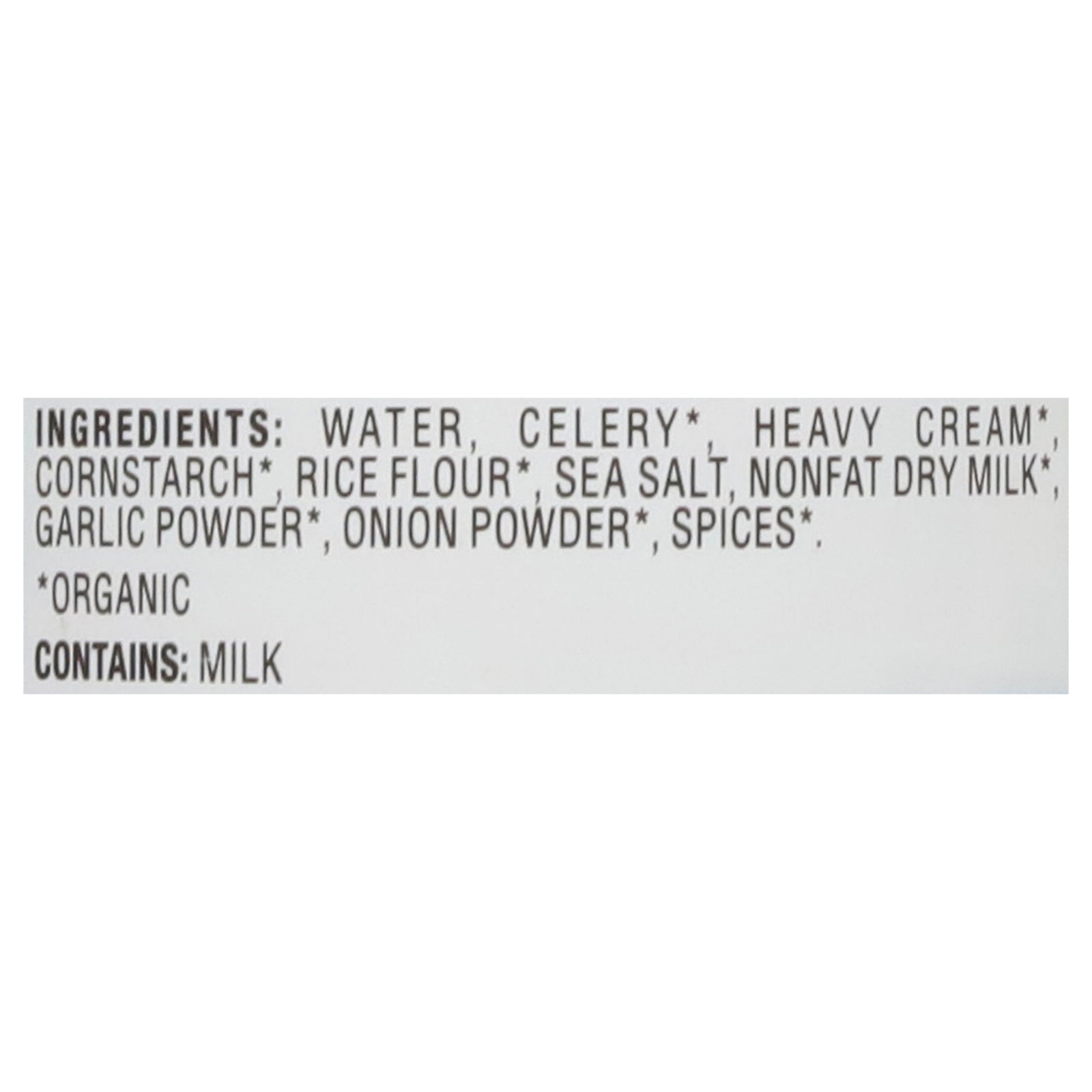 Pacific Foods - Crm Of Celery Conds Soup - CS of 12-10.5 FZ