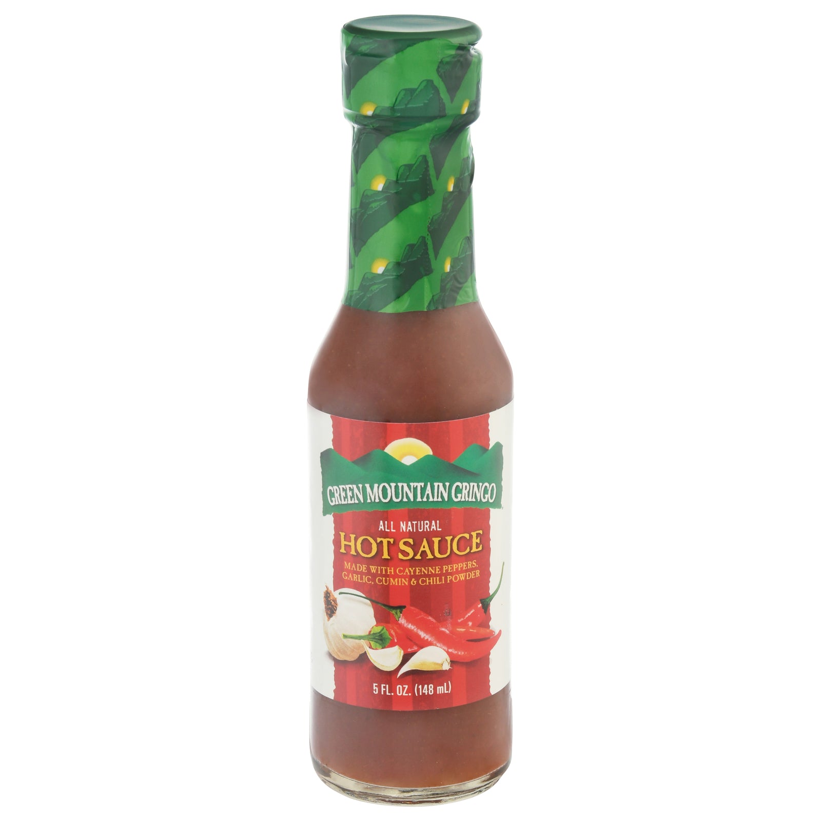 Green Mountain Gringo - Hot Sauce All Natural - CS of 12-5 OZ