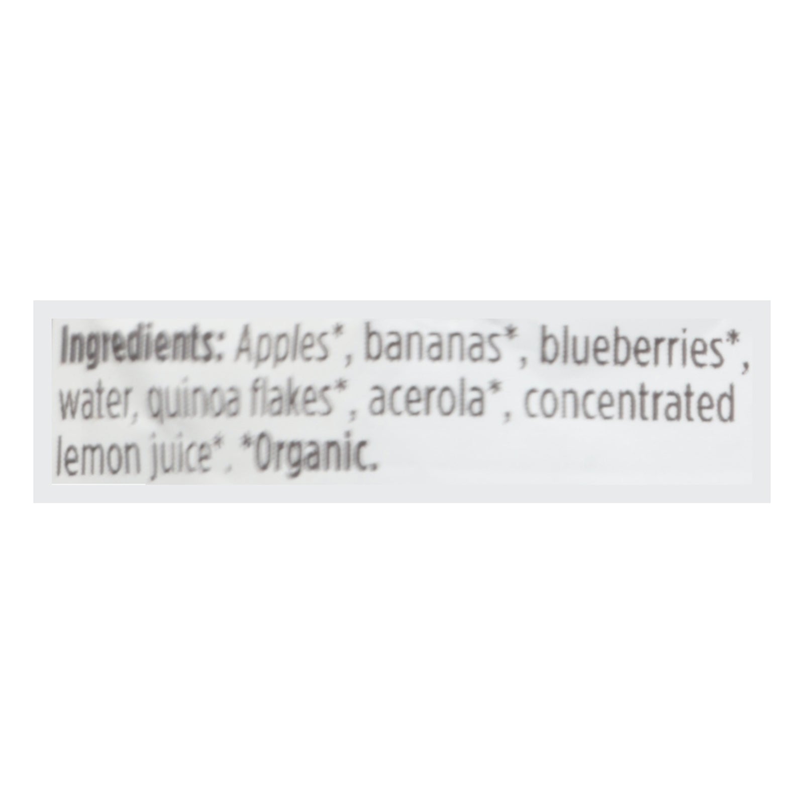 Love Child Organics - Puree Og2 Apl Ban Blubry - CS of 12-4 OZ