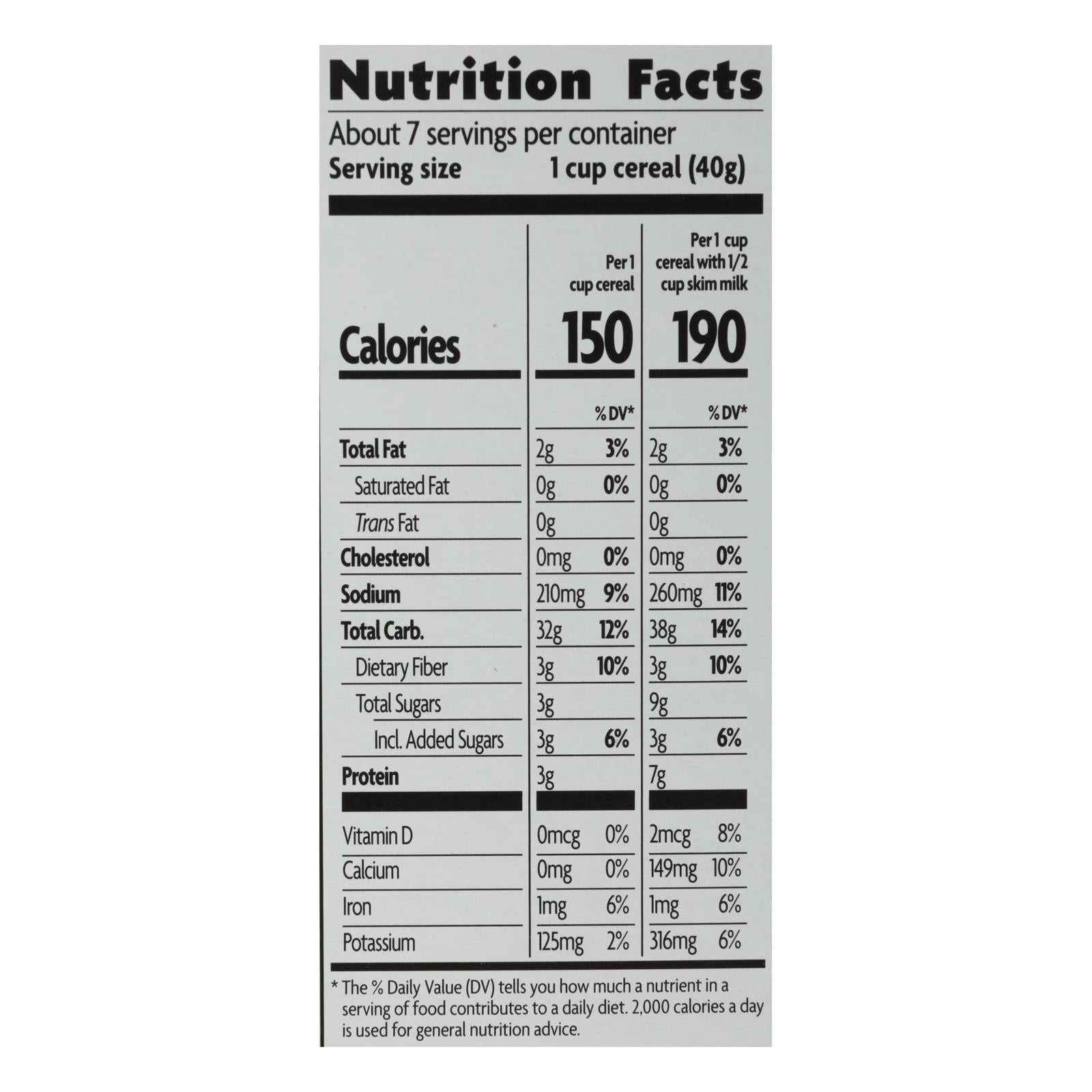 Nature's Path Organic Whole Grain Crispy Rice Cereal - Case Of 12 - 10 Oz.