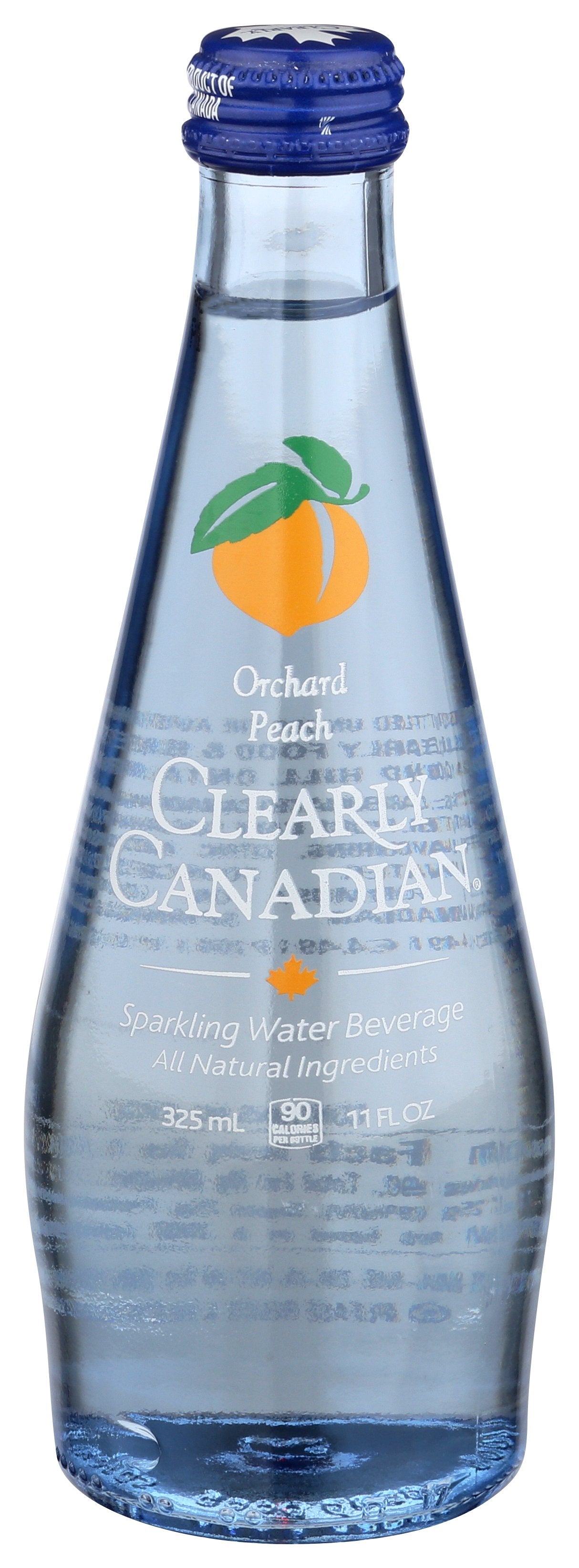 CLEARLY CANADIAN WATER SPRKLNG OCHRD PEACH - Case of 12