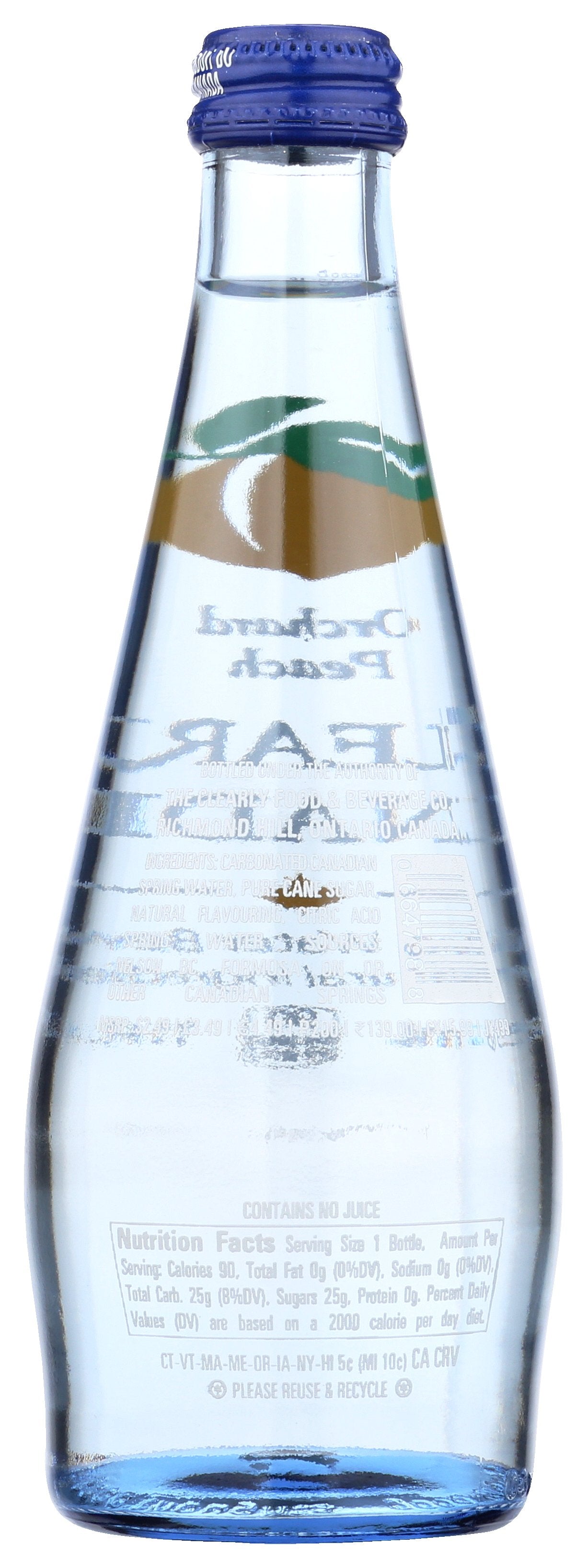CLEARLY CANADIAN WATER SPRKLNG OCHRD PEACH - Case of 12