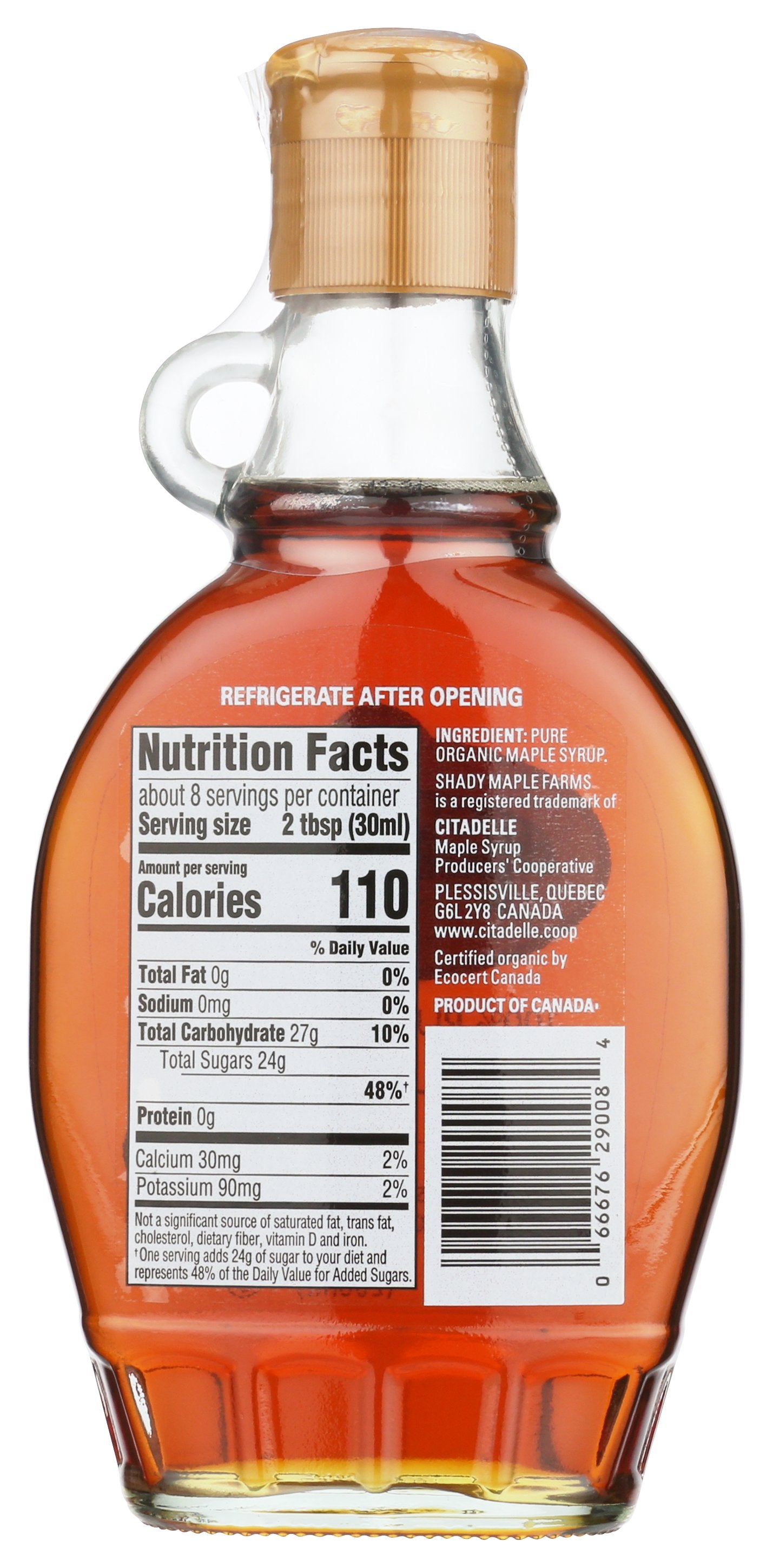 SHADY MAPLE FARM SYRUP AMBR RICH TASTE ORG - Case of 6 [8 OZ LEONE ORGANIC MAPLE SYRUP US GRADE A AMBER RICH TASTE SMF - 8 OZ]