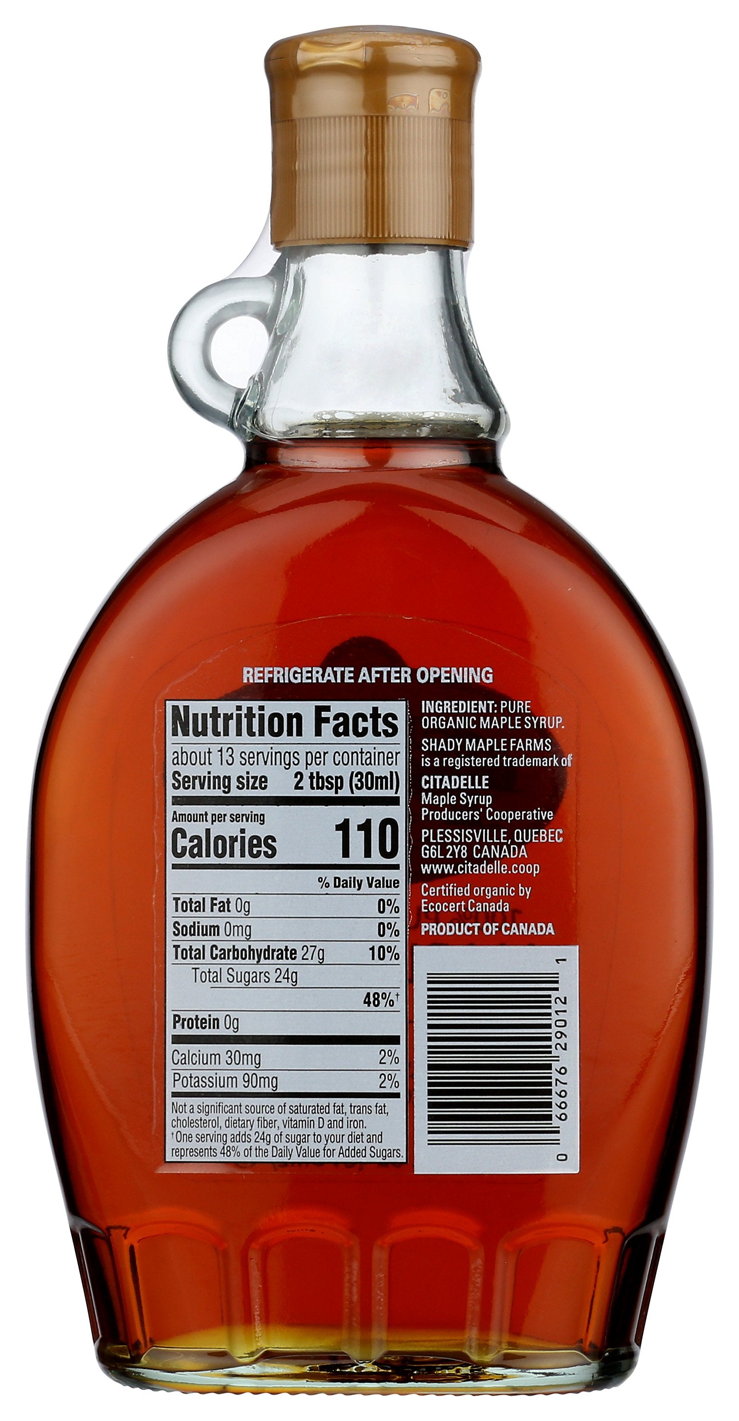 SHADY MAPLE FARM SYRUP AMBR RICH TASTE ORG - Case of 12 [12.7 OZ LEONE ORGANIC MAPLE SYRUP US GRADE A AMBER RICH TASTE SMF - 12.7 OZ]