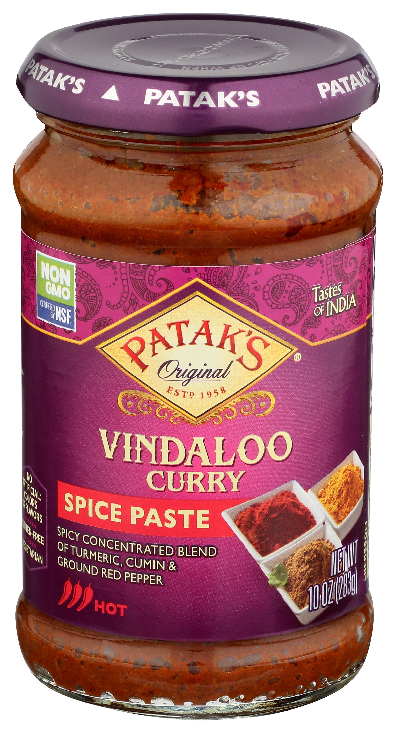 PATAKS PASTE CURRY VINDALOO - Case of 6