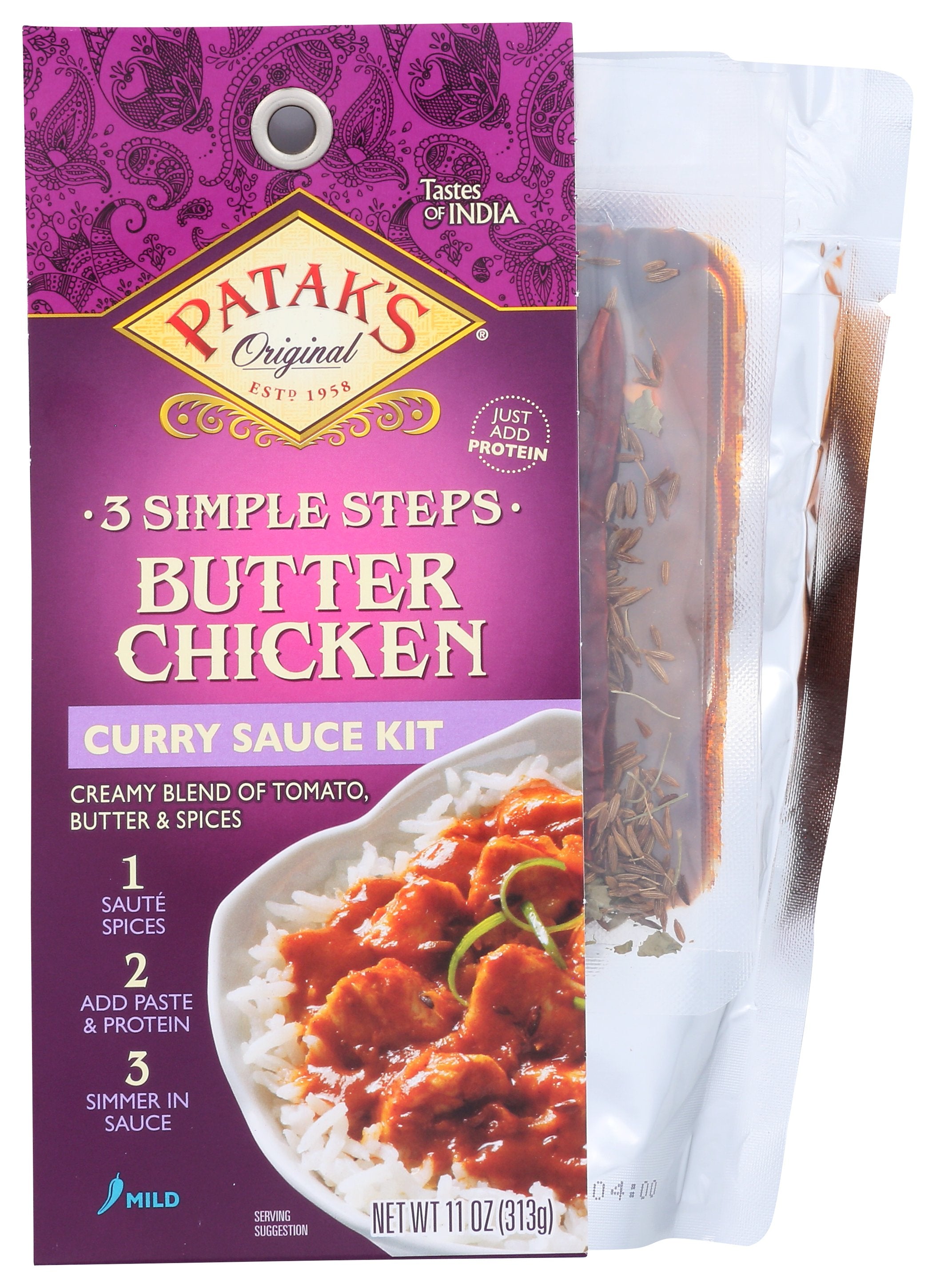 PATAKS BUTTER CHICKEN 3 STEP - Case of 6