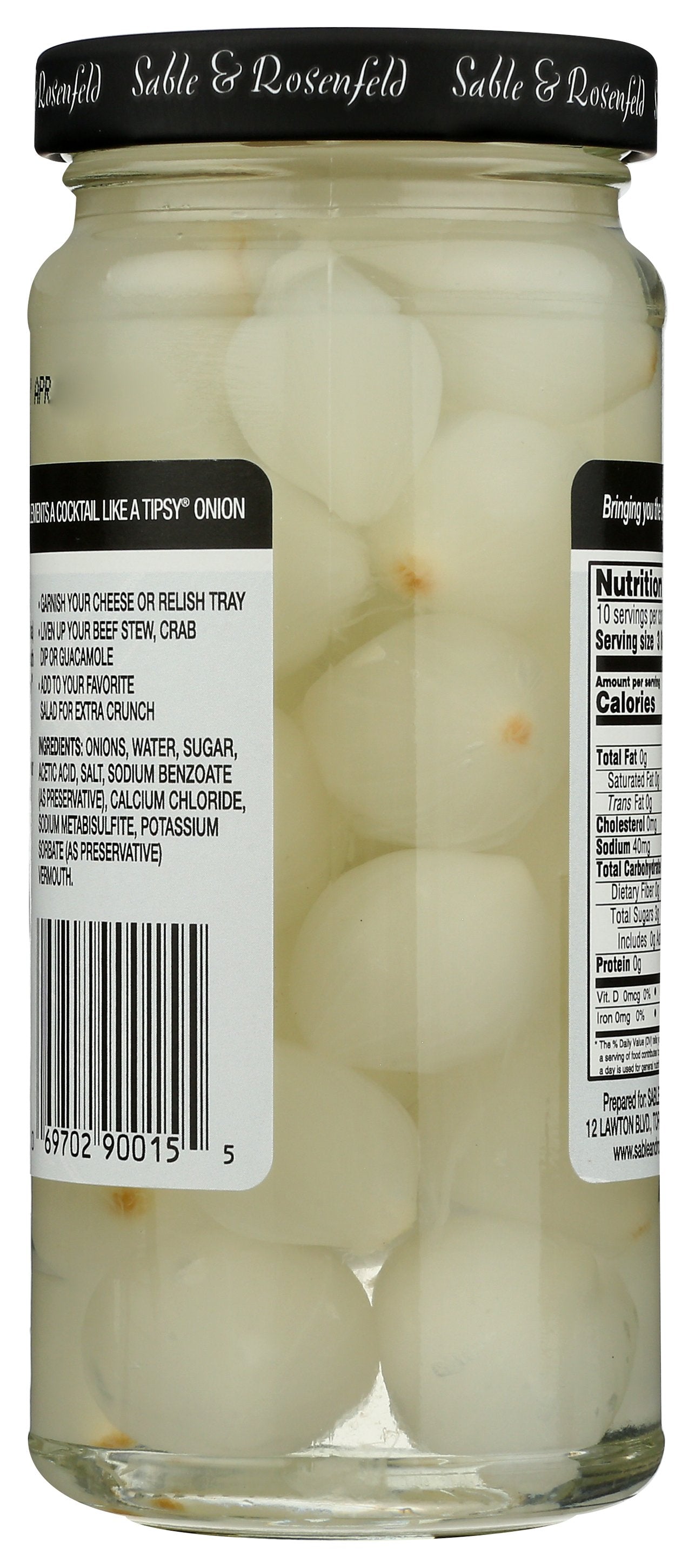 SABLE & ROSENFELD TIPSY ONION VERMOUTH - Case of 6