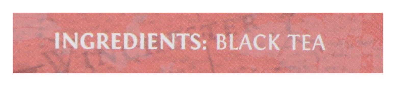 TWINING TEA TEA ENGL BRKFST - Case of 6 [TWININGS OF LONDON - ENGLISH BREAKFAST - 100% PURE BLACK TEA - 3.53 OUNCE - 50 BG]