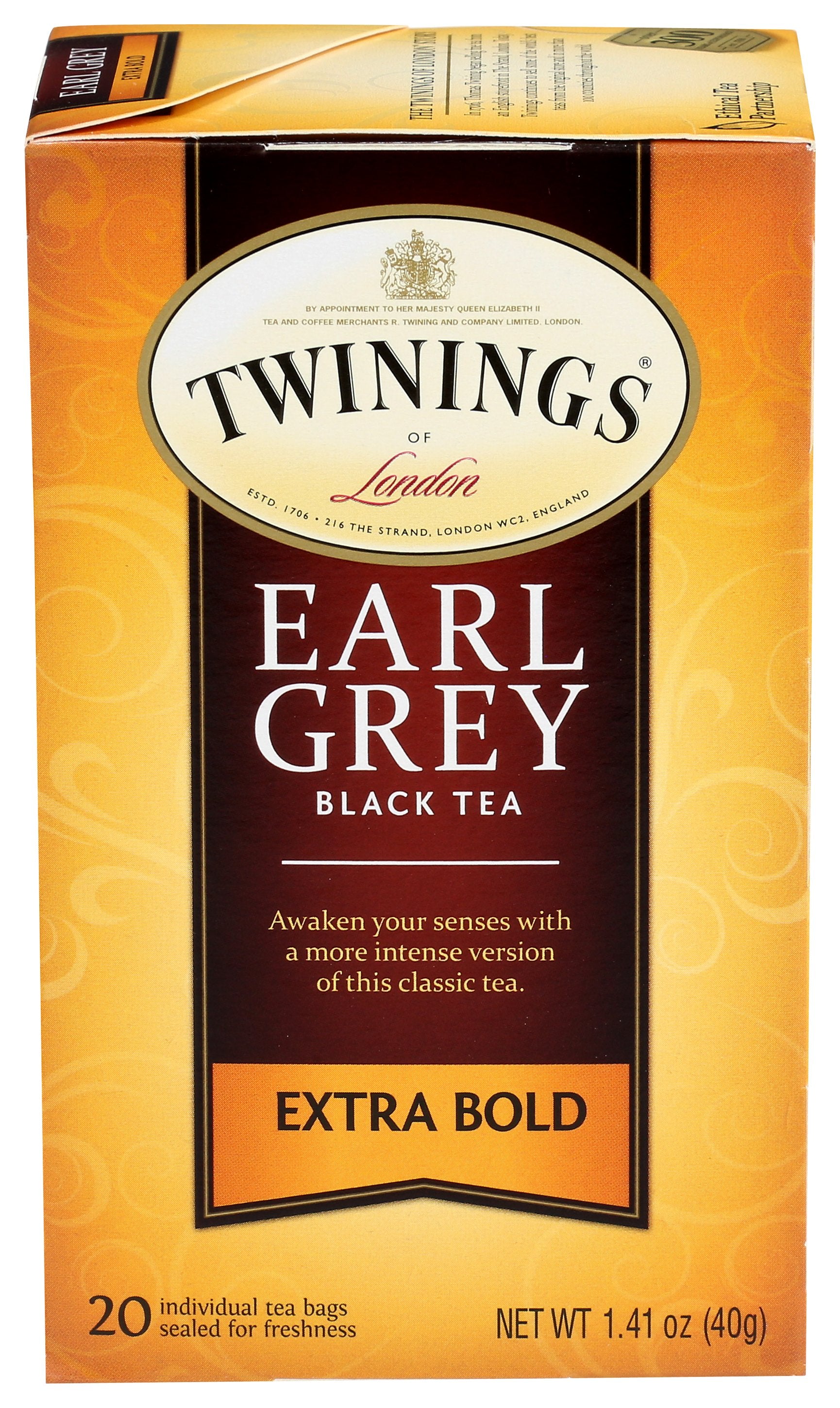 TWINING TEA TEA  EARL GREY EXTR BOLD - Case of 6