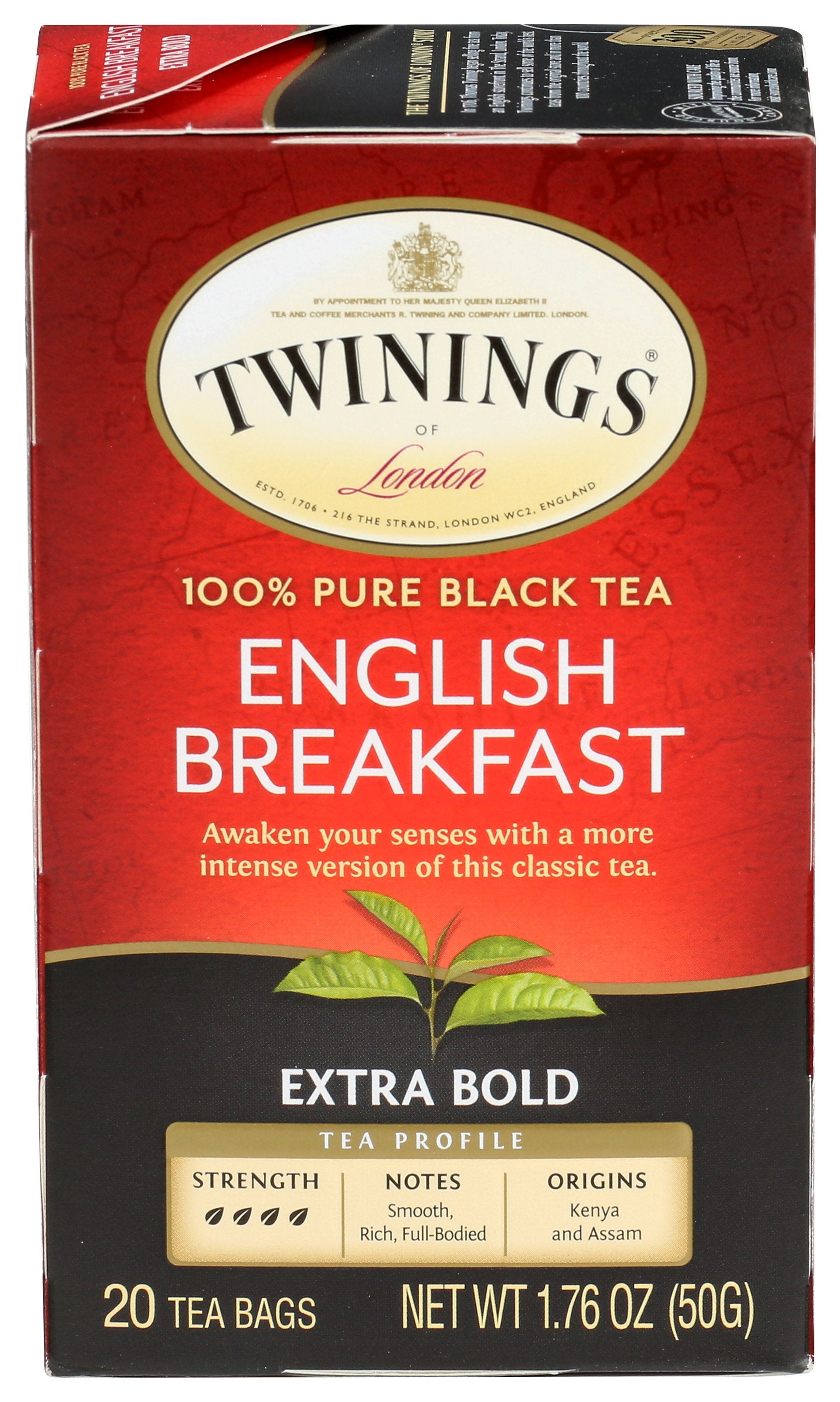 TWINING TEA TEA ENGL BRKFST EXTR BOLD - Case of 6