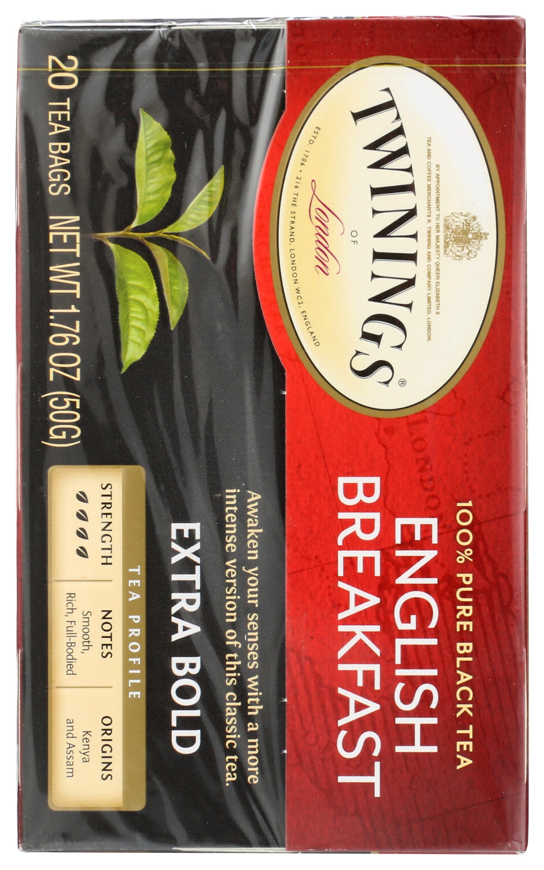 TWINING TEA TEA ENGL BRKFST EXTR BOLD - Case of 6