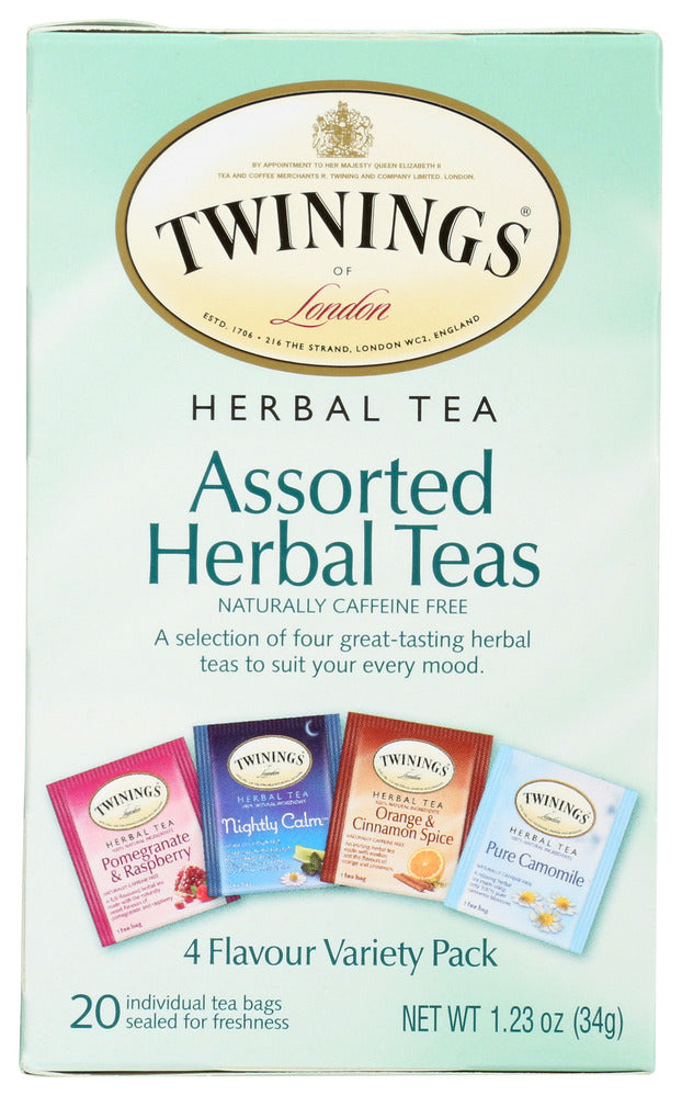 Twining Tea Tea Herbal Assorted - Pack of 6 - 20 bags