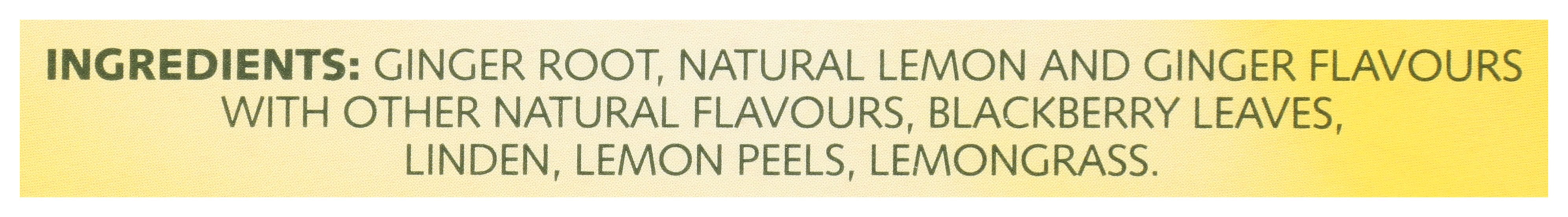 TWINING TEA TEA LEMON GINGER - Case of 6