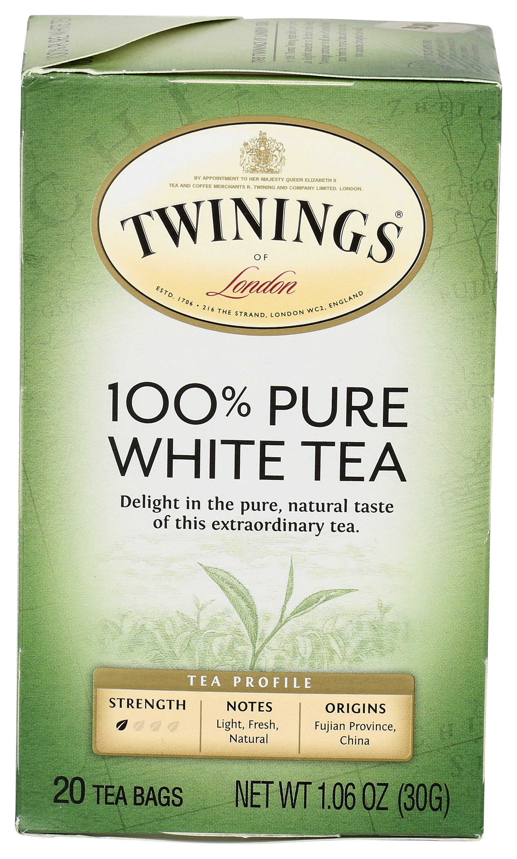 TWINING TEA TEA WHTE PURE - Case of 6