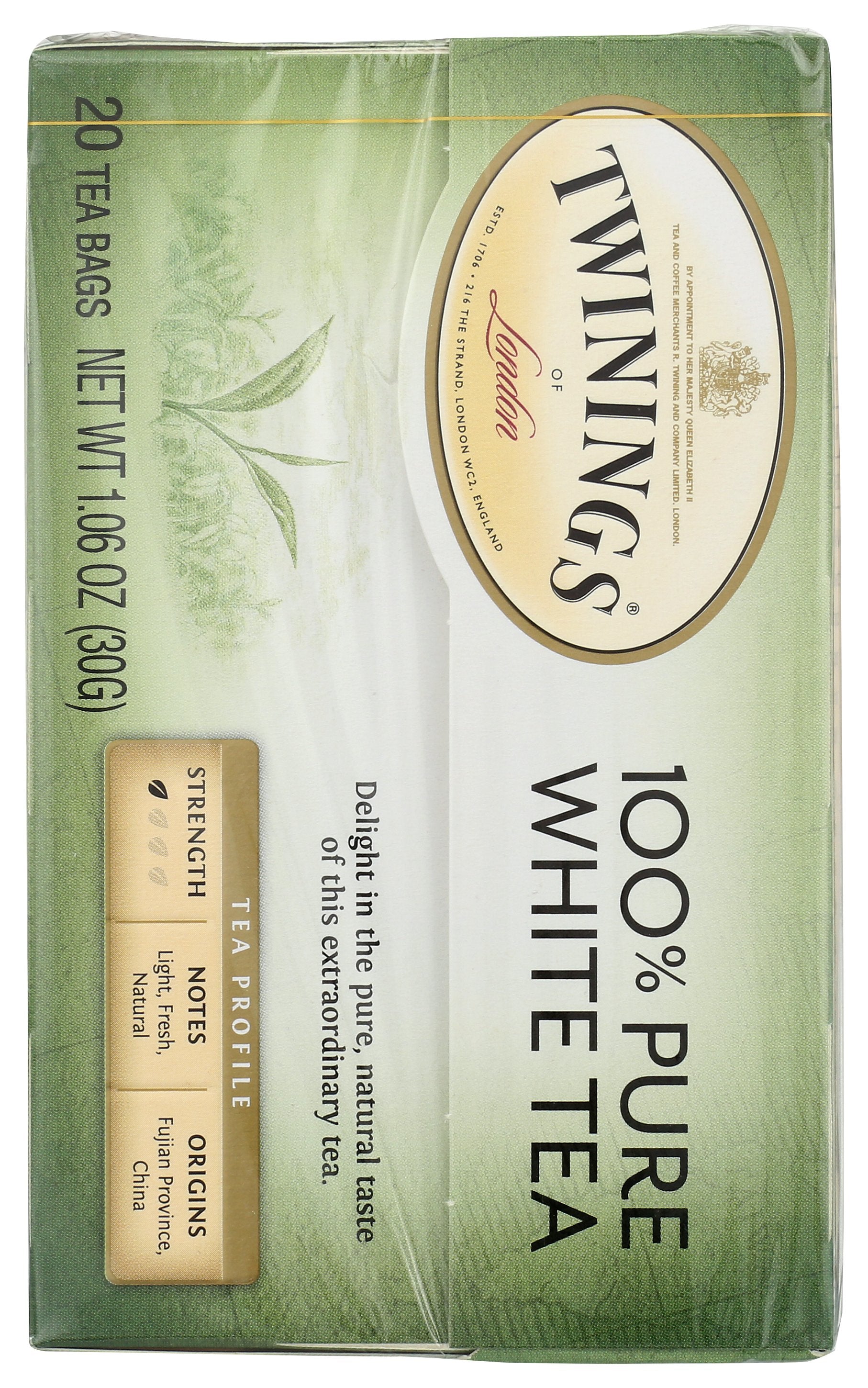 TWINING TEA TEA WHTE PURE - Case of 6