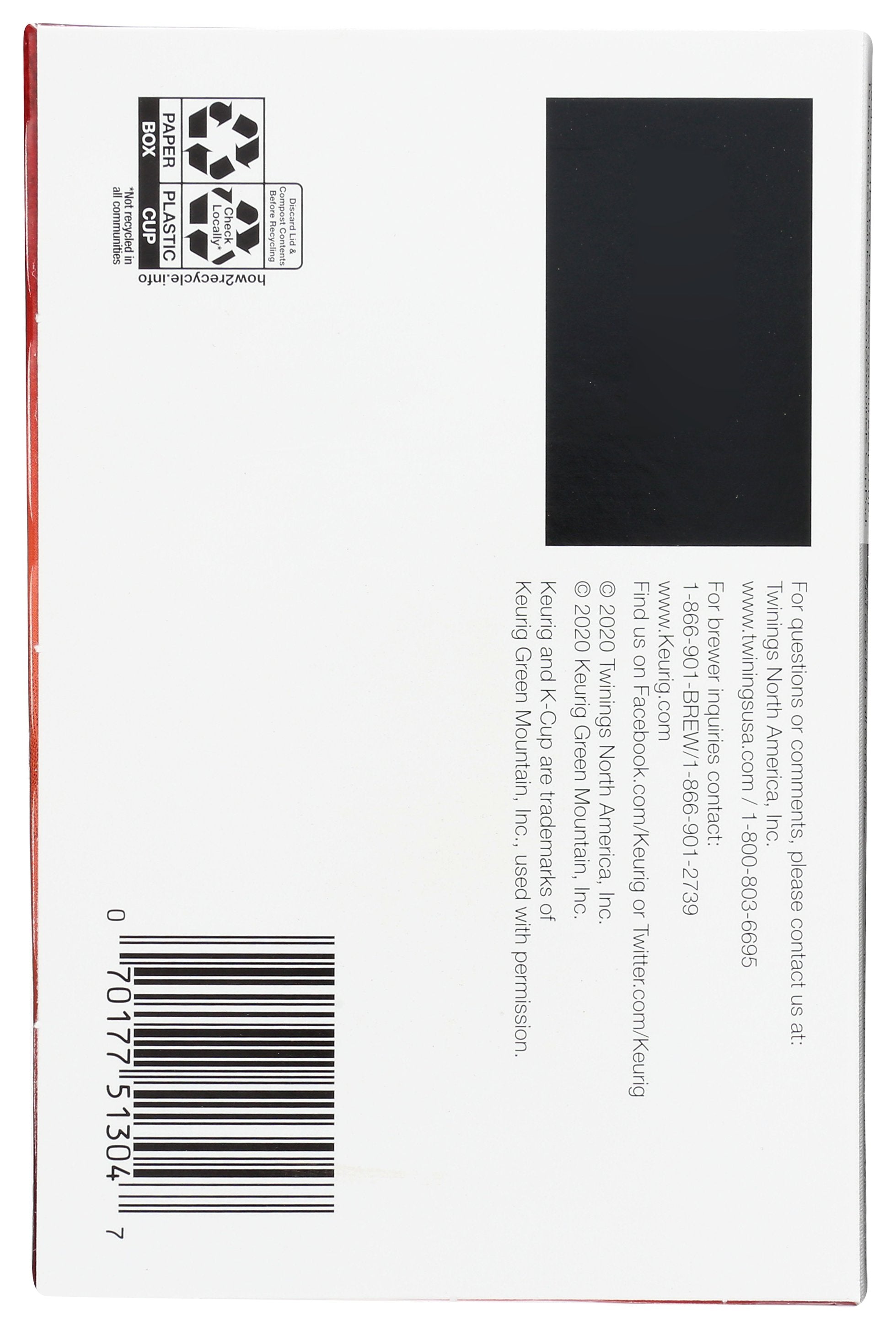 TWINING TEA TEA KCUP ENGL BRKFST - Case of 6