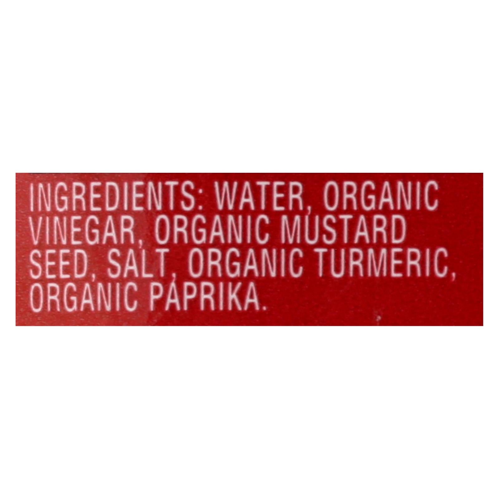 Koops' Organic Mustard: Yellow Gluten Free - Case of 12 - 12 oz