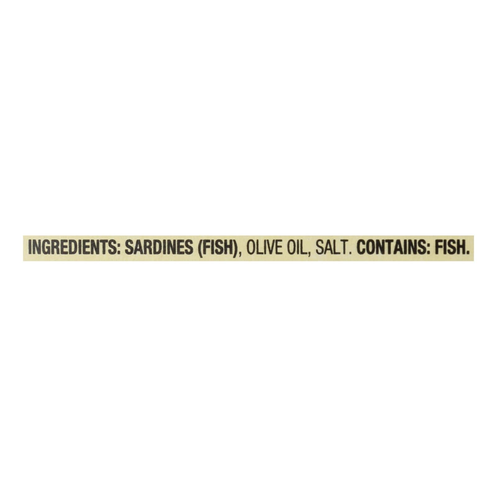 Season Sardines In Olive Oil  - Case Of 12 - 4.375 Oz