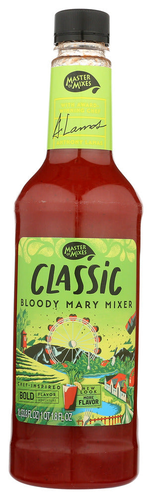 Master of Mixes Bloody Mary Mix Classic - Case of 6 - 33.8 fl oz.