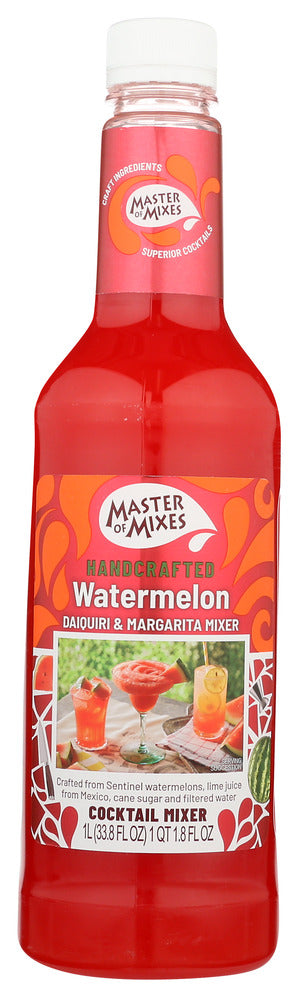 Master of Mixes Watermelon Cocktail Mixer 33.8 fl oz - Case of 12