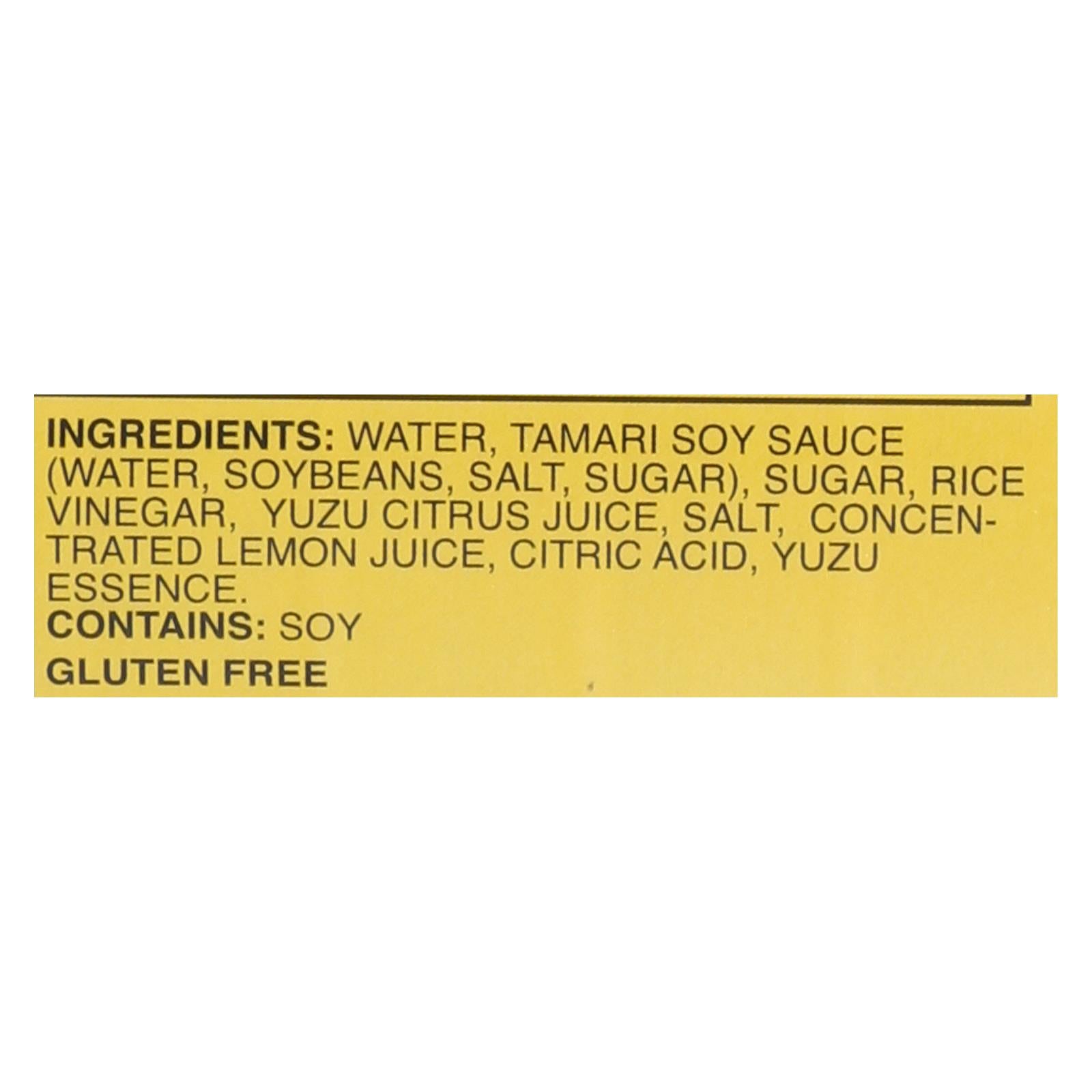 Marukan Yuzu Ponzu Premium Soy Dressing With Yuzu Citrus - Case of 6 - 12 FZ