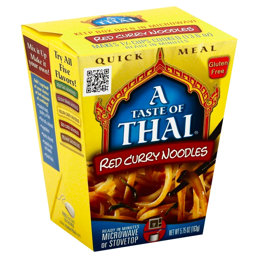 Taste of Thai Noodle Quick Meal Red Curry - Pack of 6 - 5.75 oz