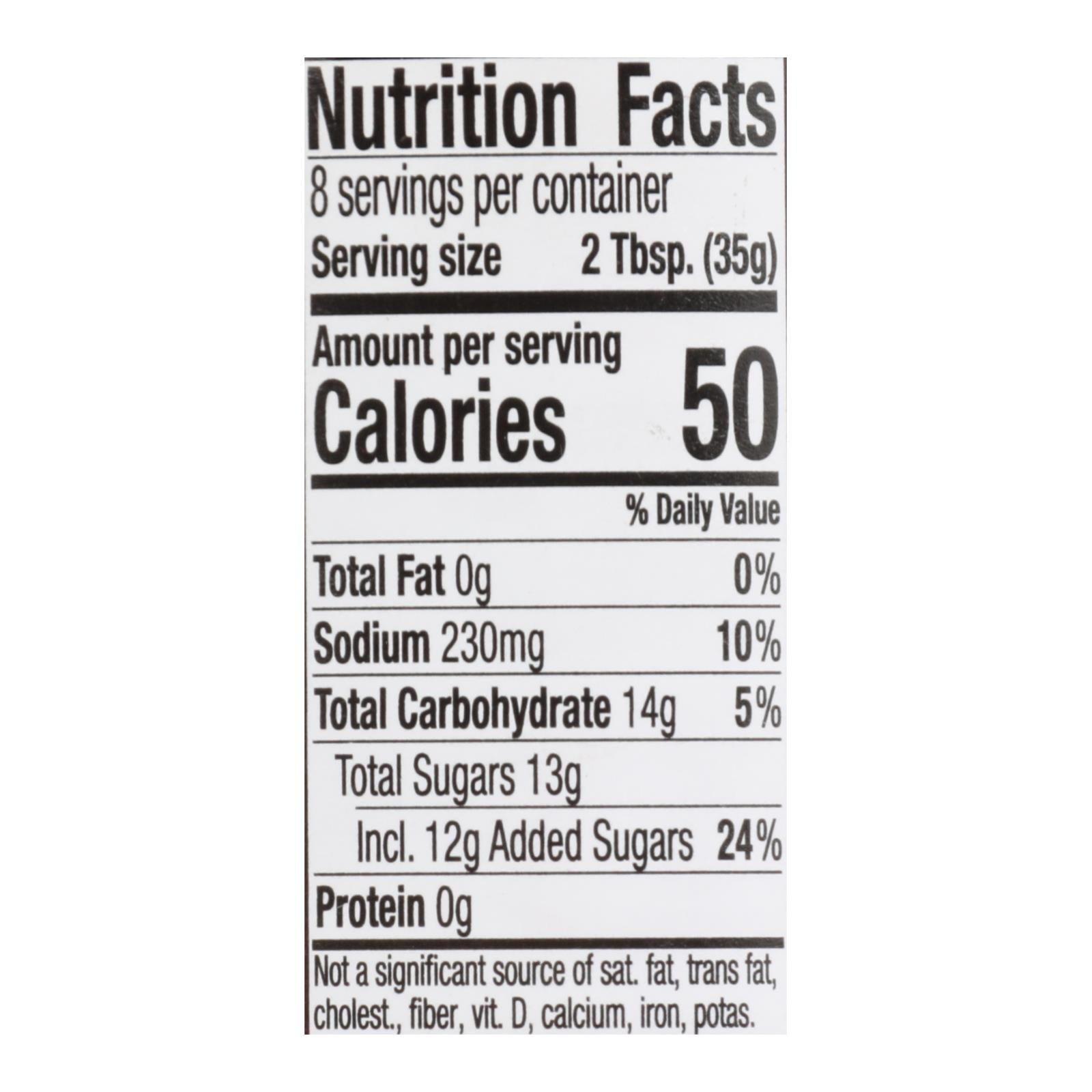 Ty Ling Sauce - Sweetsour - Case Of 12 - 10 Oz