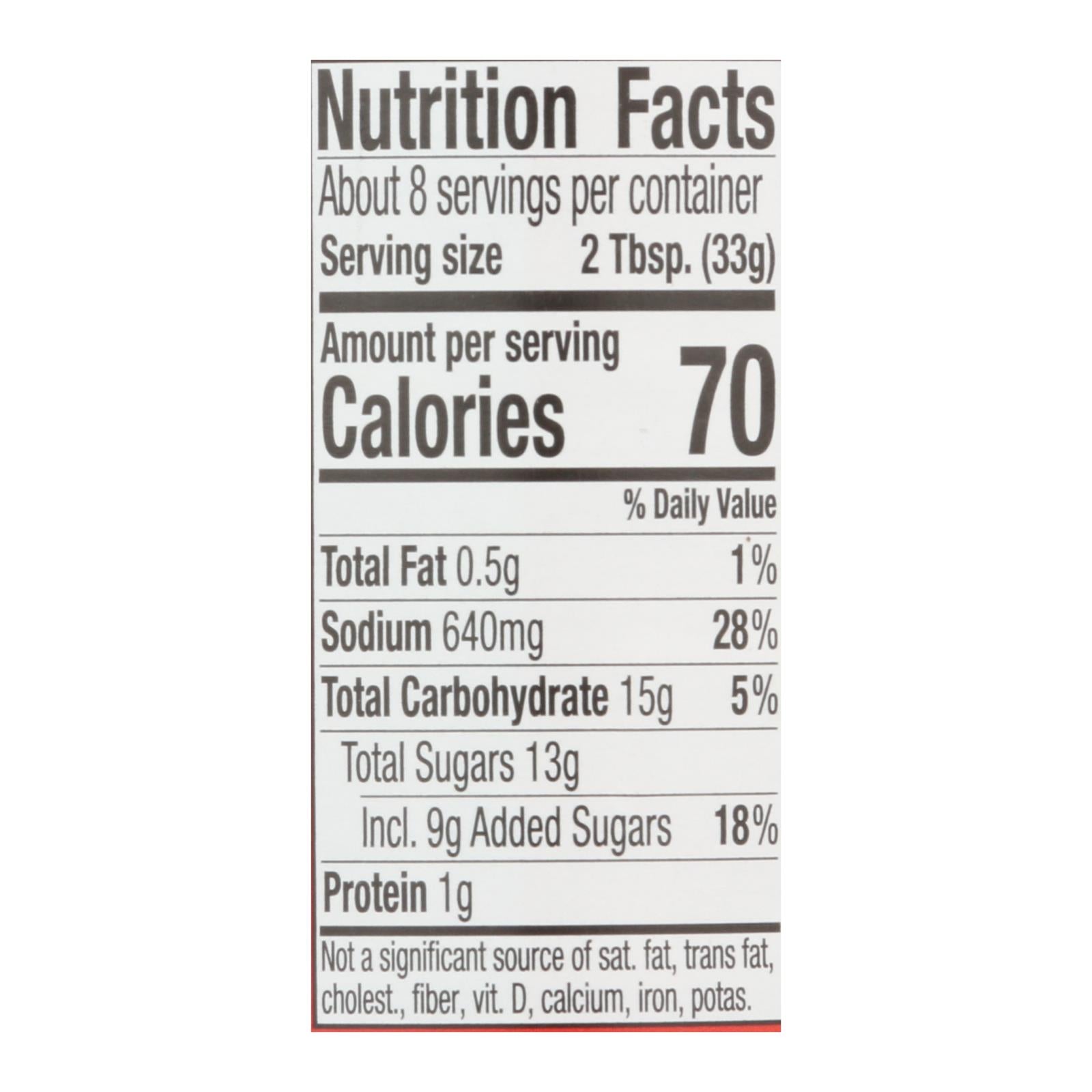 Ty Ling Hoisin Sauce  - Case Of 12 - 9 Fz