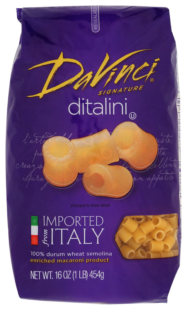 Davinci Pasta Ditalini - Case of 12 - 16 oz