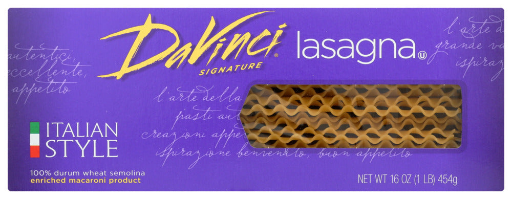 Davinci Pasta Lasagna - Case of 12 - 16 oz