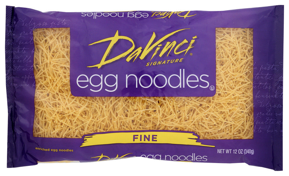 DaVinci Egg Noodles Fine - Case of 12 - 12 oz