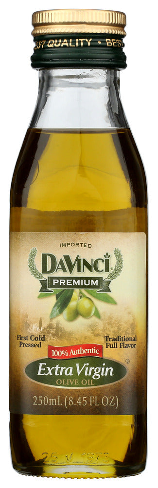 DaVinci Oil Olive EV 250 ML - Case of 12 - 8.45 oz
