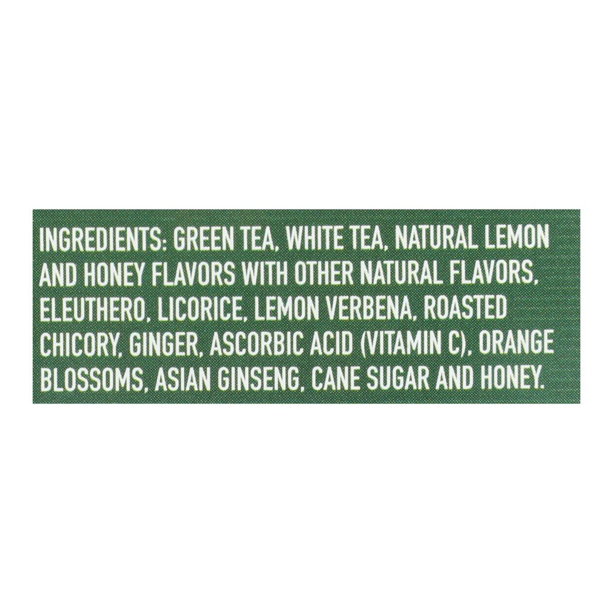 Celestial Seasonings Green Tea Honey Lemon Ginseng with White Tea - 20 Tea Bags - Case of 6