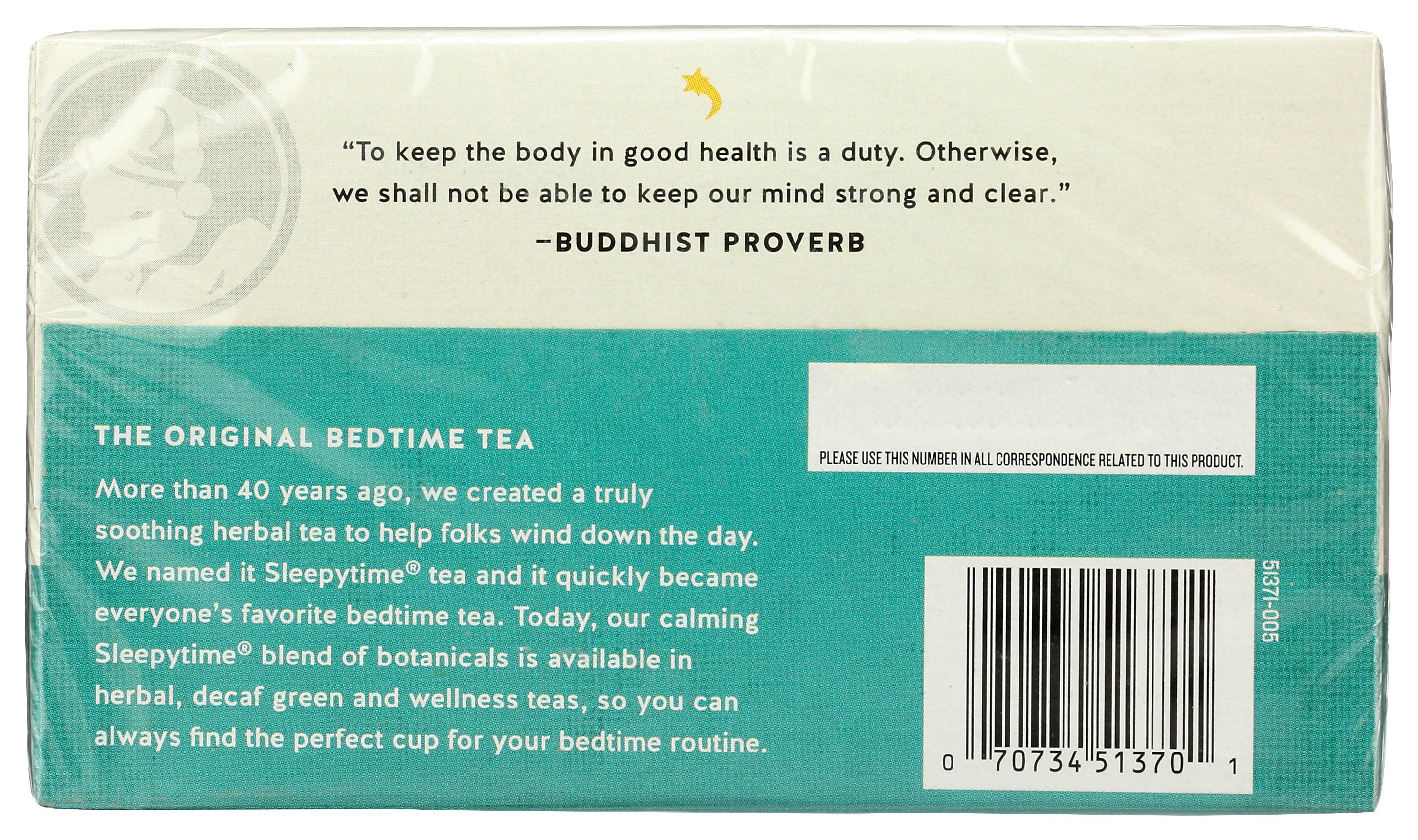 CELESTIAL SEASONINGS TEA HERB SLPYTIME THRT T - Case of 6