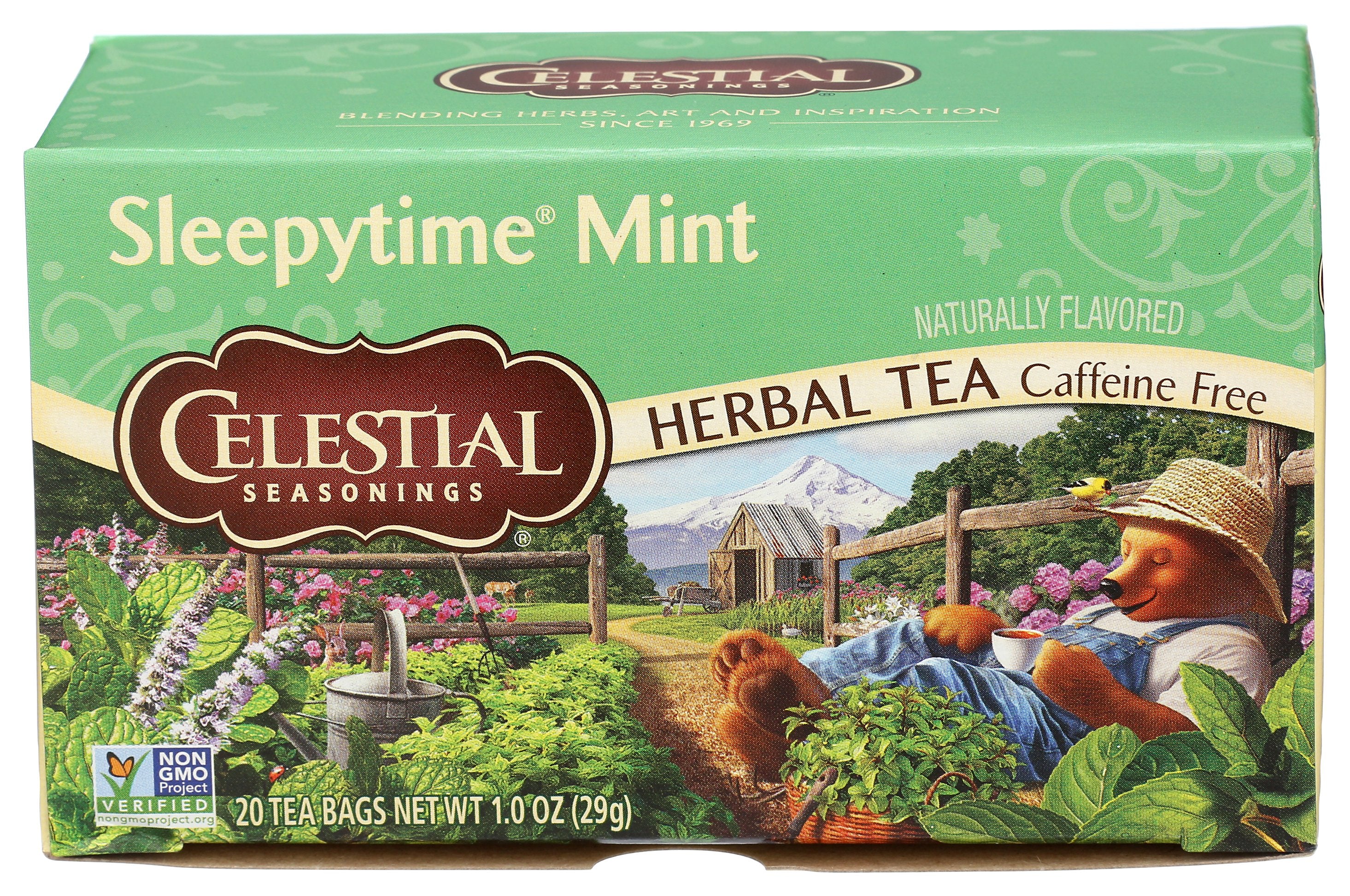 CELESTIAL SEASONINGS TEA HERB SLEEPYTIME MINT - Case of 6