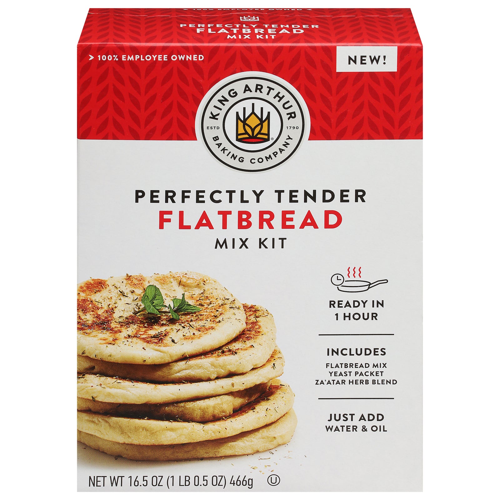 King Arthur Baking Company - Mix Kit Flatbread - CS of 6-16.5 OZ