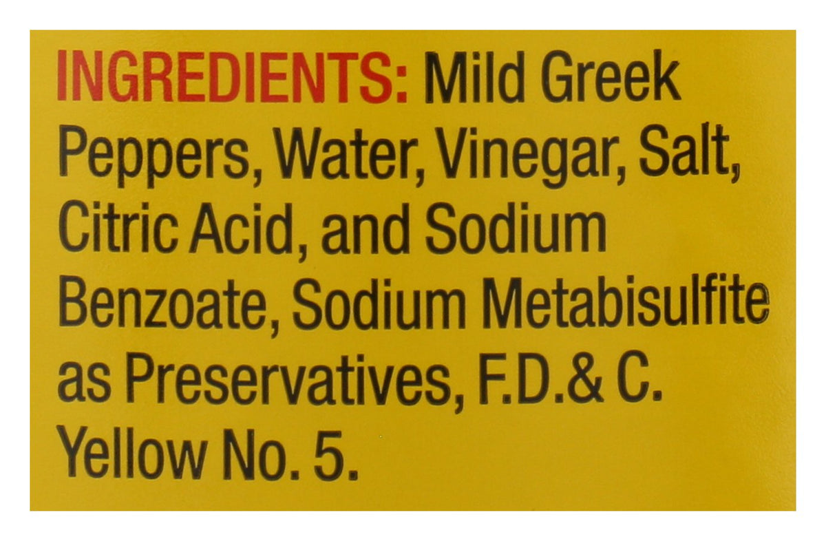 VIGO PEPPER GREEK - Case of 6 [PEPPER GREEK - 32 OZ]