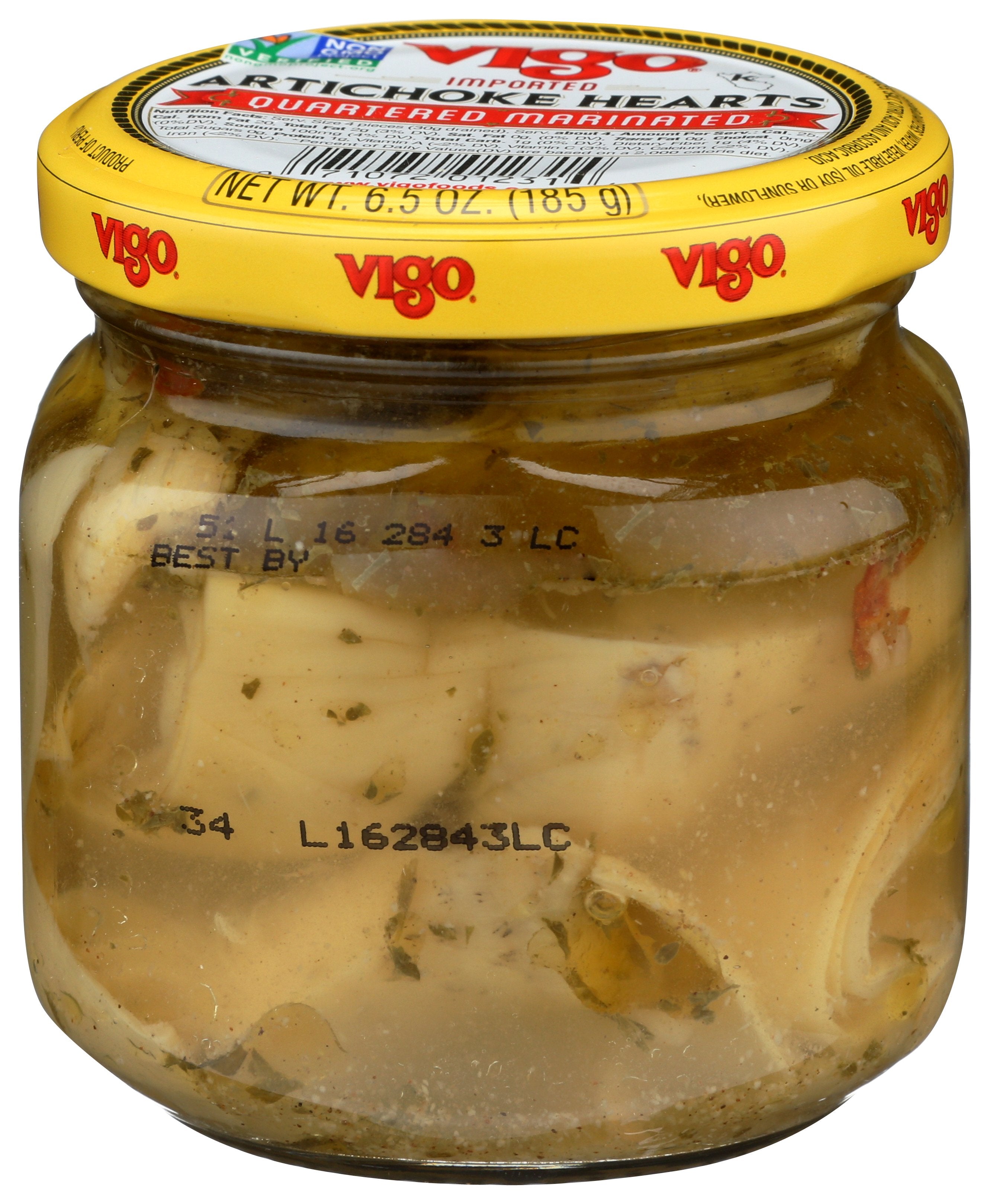 VIGO ARTICHOKE HEART MRNTD - Case of 12 [ARTICHOKE HEARTS - 6 OZ]