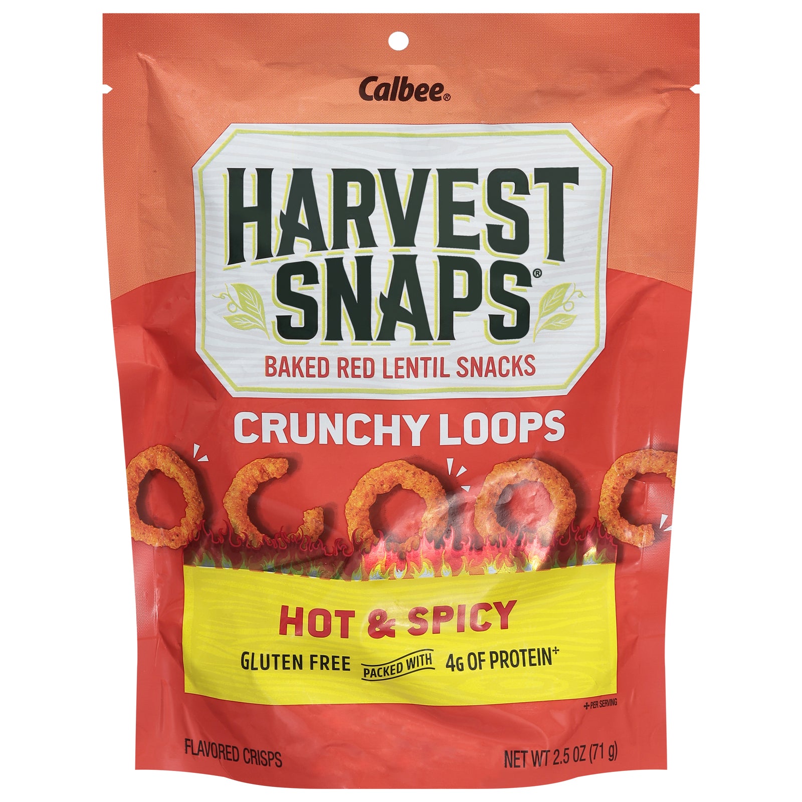 Harvest Snaps - Crunchy Loops Spicy - CS of 12-2.5 OZ