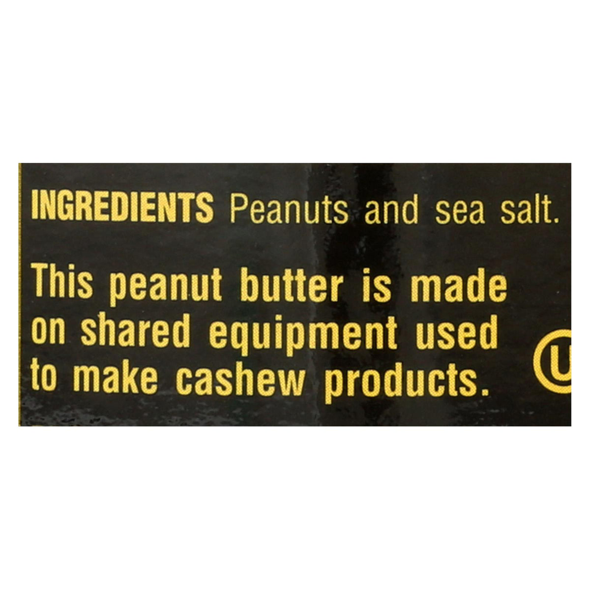 Cream Nut Peanut Butter - Crunchy - Natural - Case of 6 - 16.5 oz