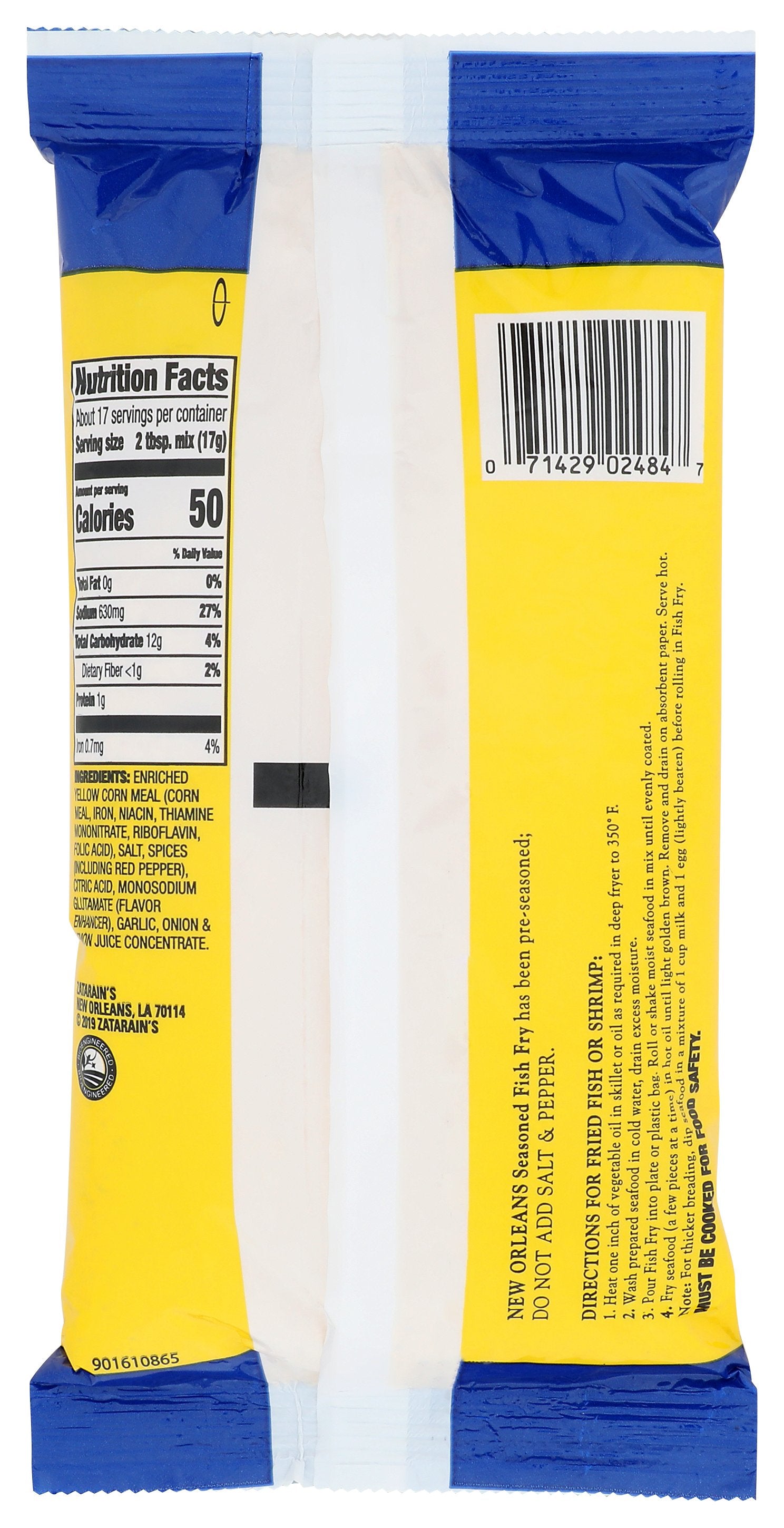 ZATARAINS BREADING FISH FRY SEASND NO - Case of 12