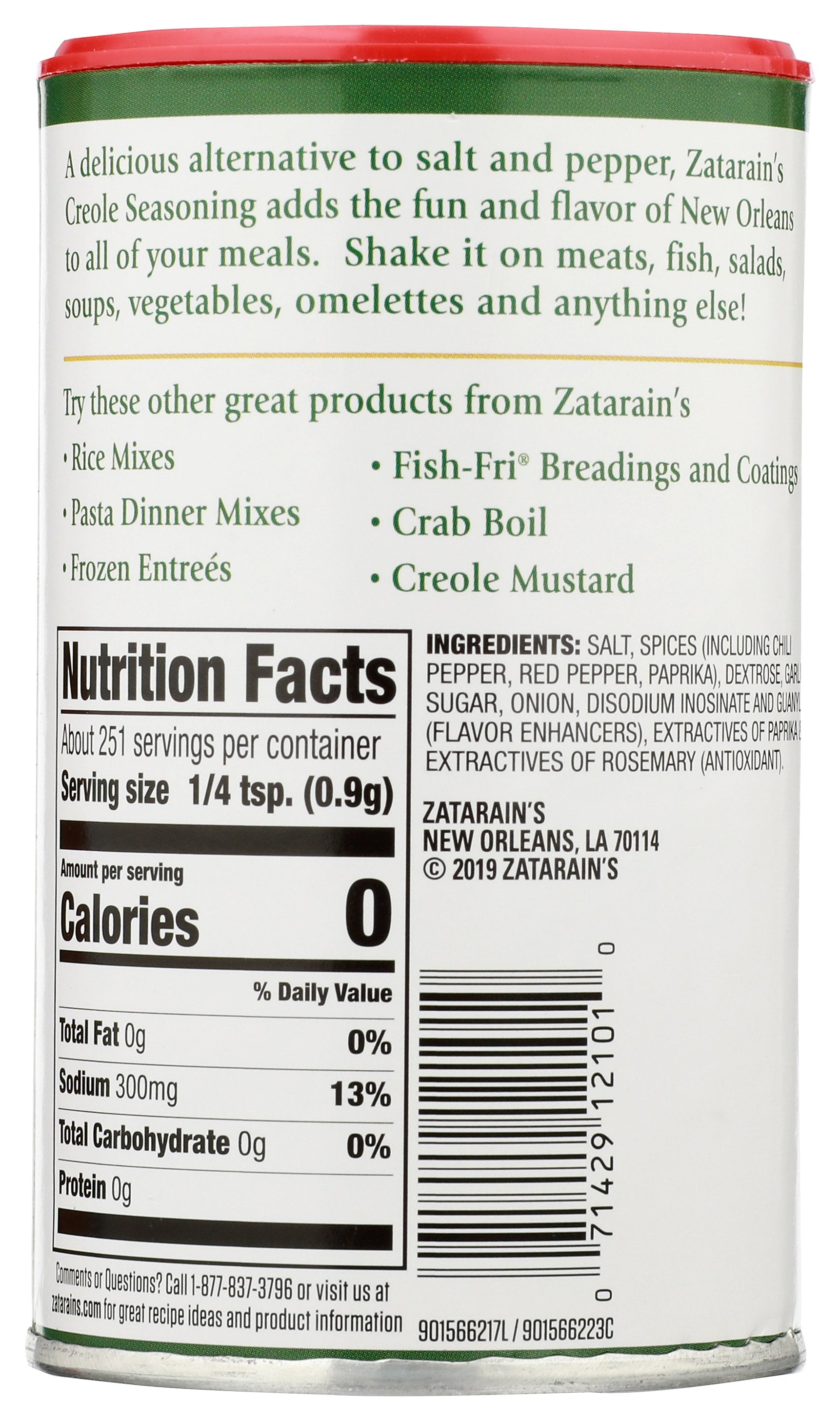 ZATARAINS SSNNG CREOLE - Case of 12