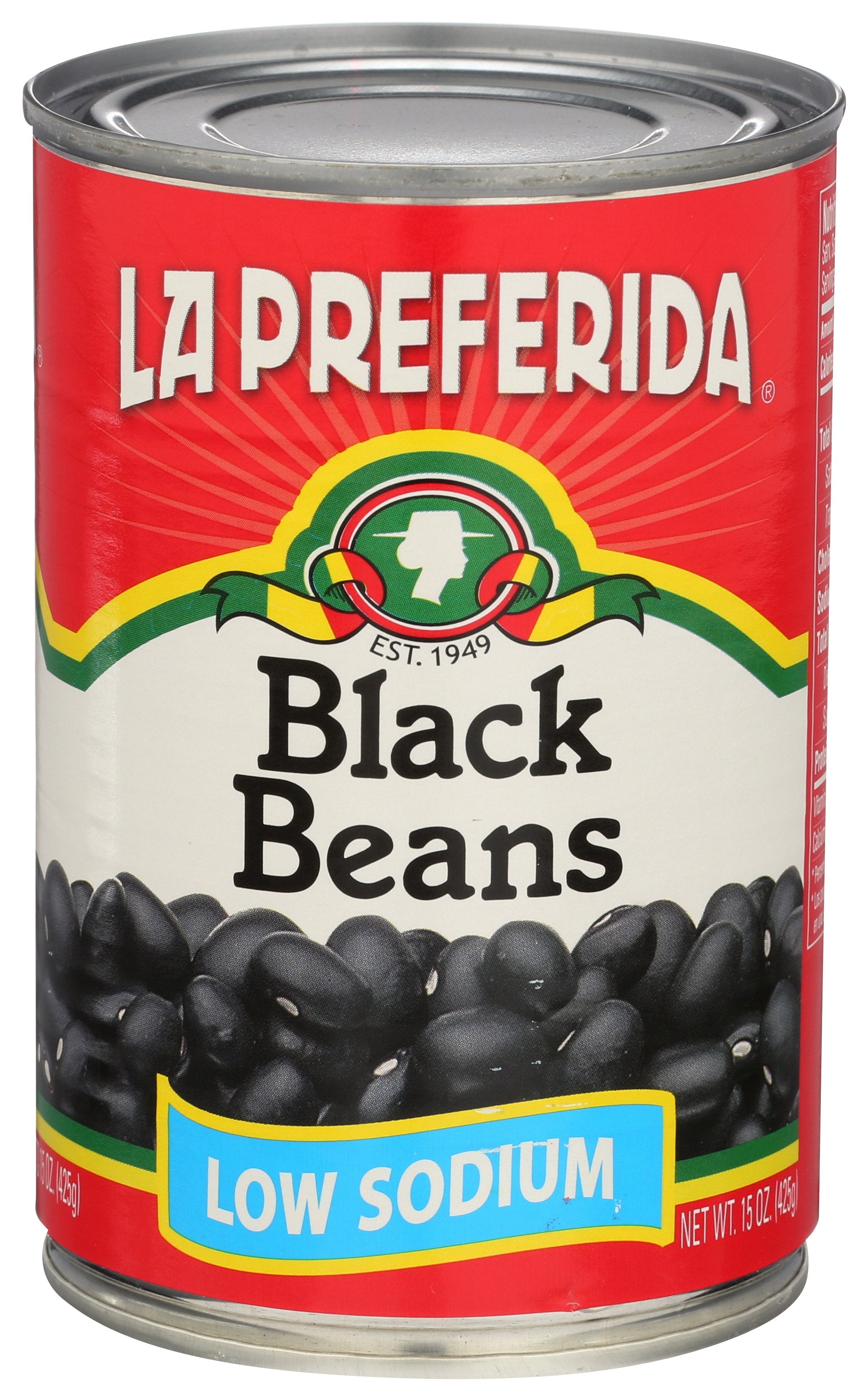 LA PREFERIDA BEAN BLK LOW SODIUM - Case of 12