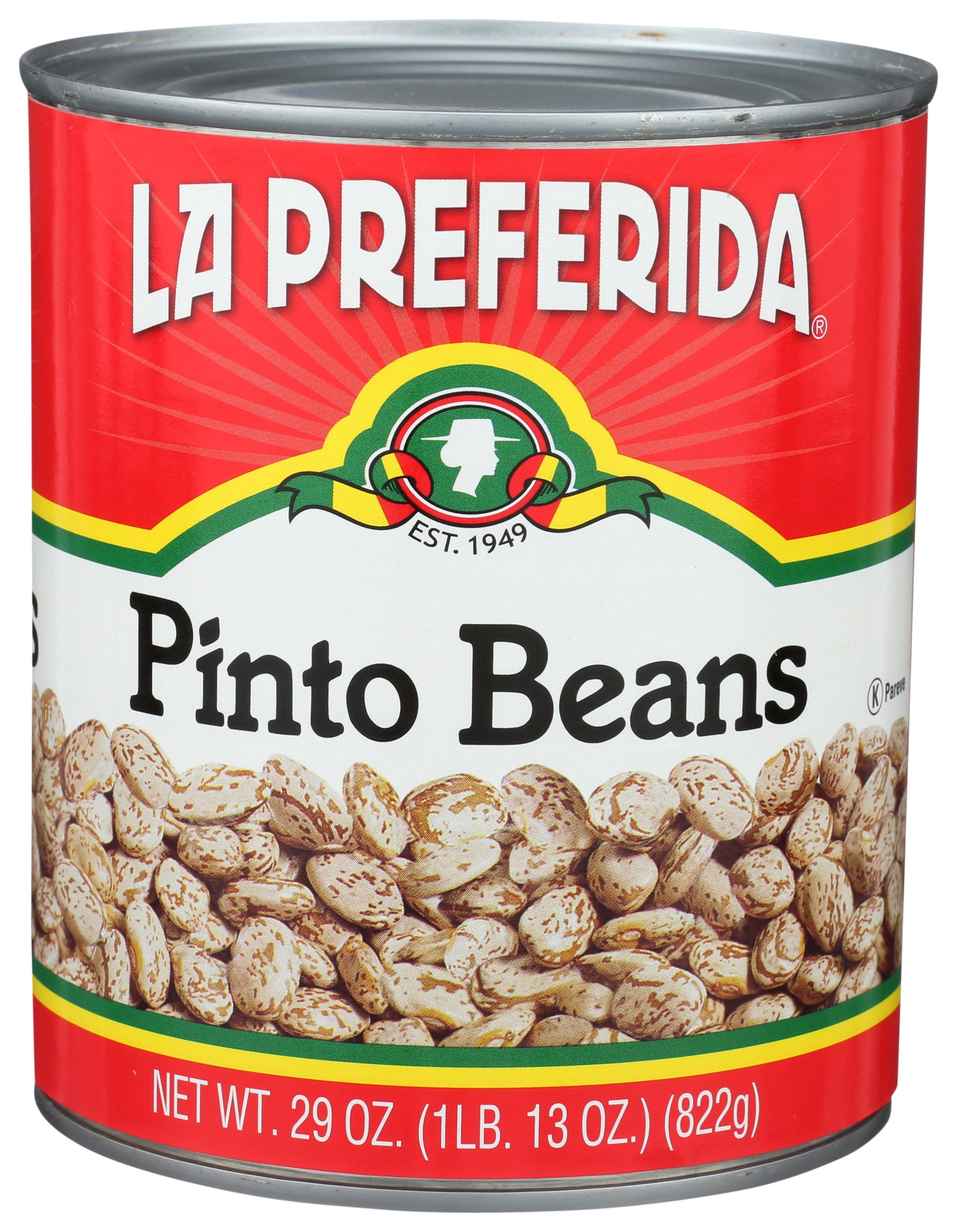 LA PREFERIDA BEAN PINTO - Case of 12 [BEAN PINTO - 29 OZ]